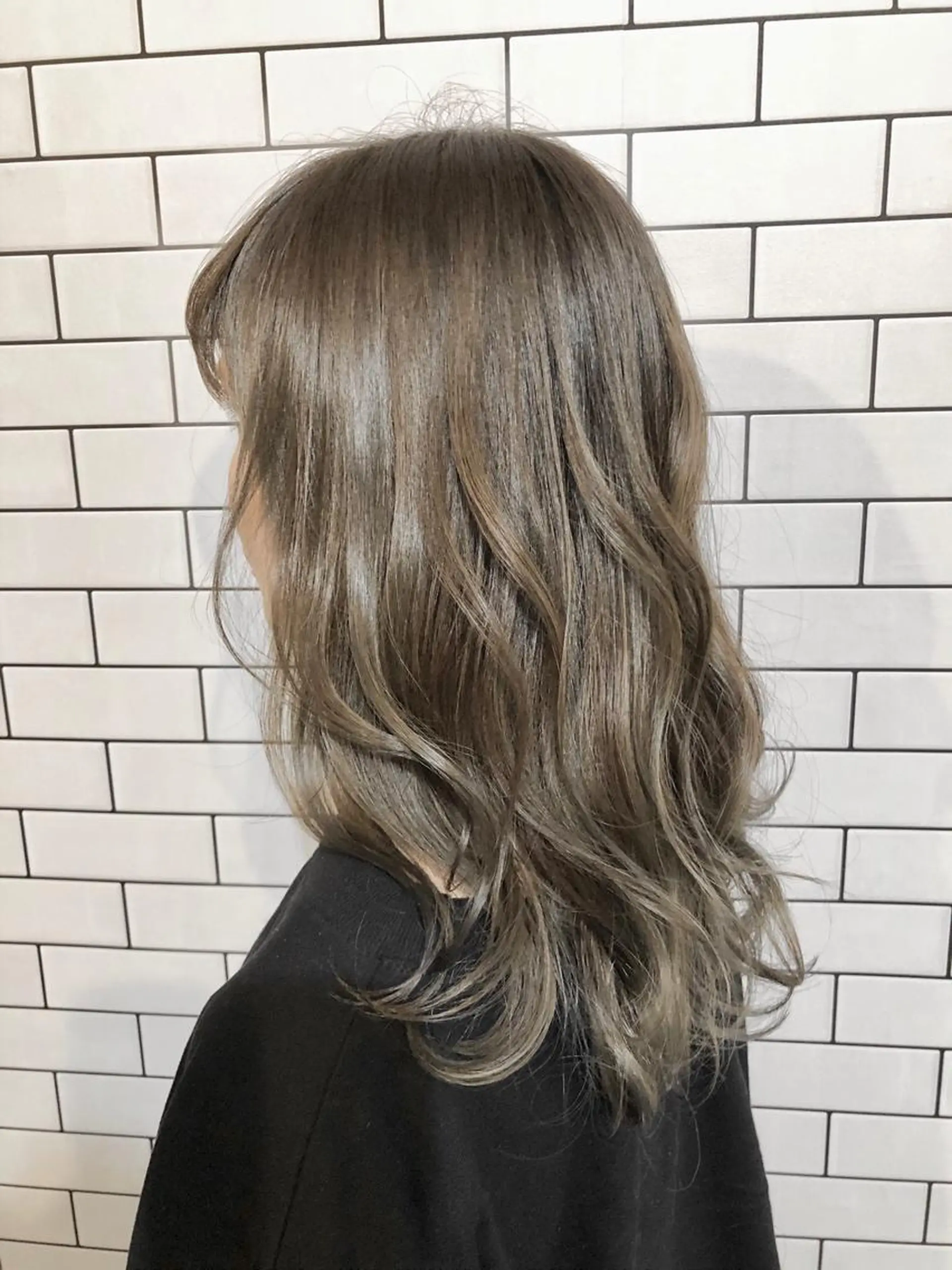 セミロング カラー THREE所属・THREE 関根大のヘアスタイル