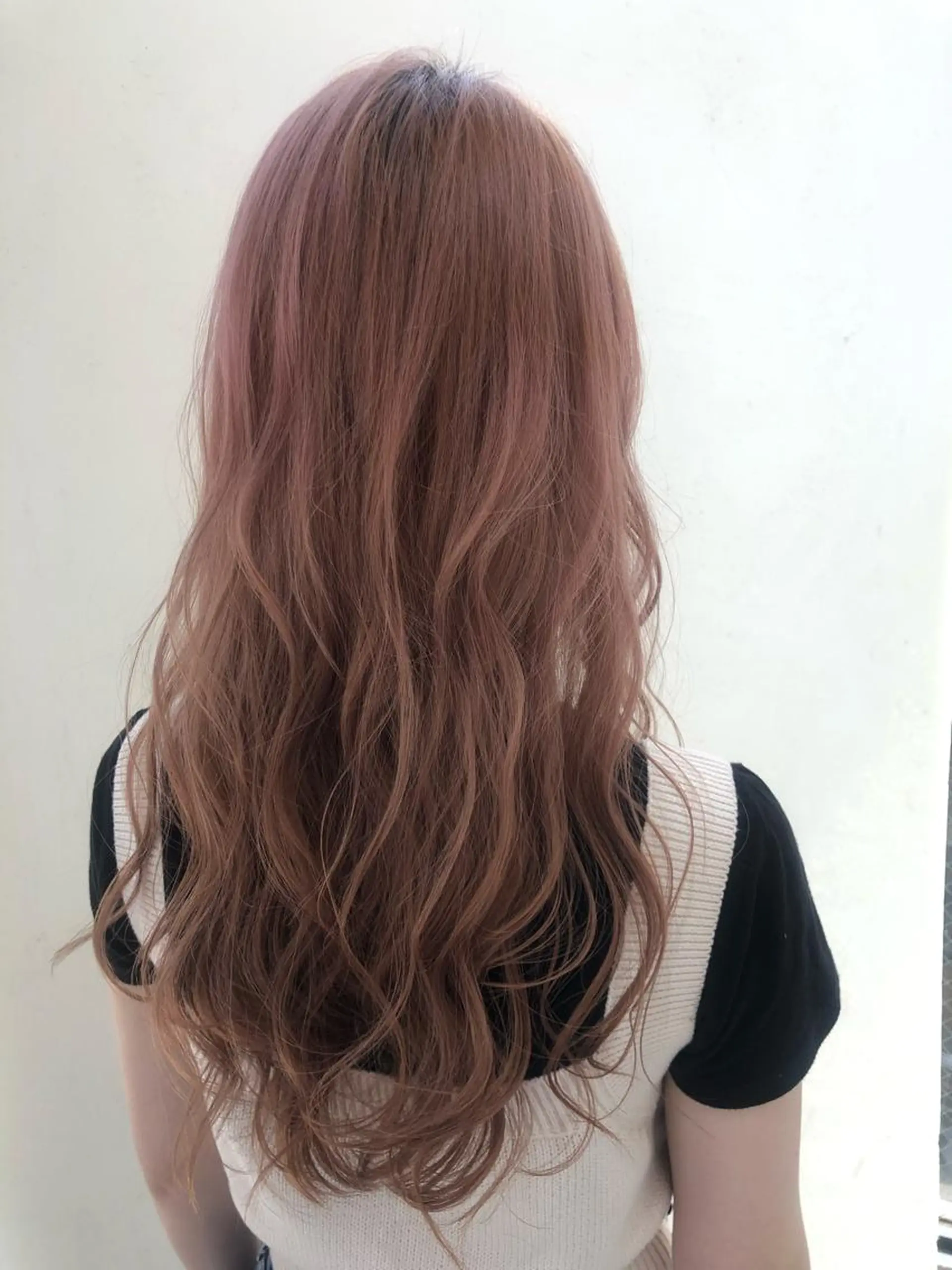 ロング ヘアカラー 韓国風/オシャレ /縮毛矯正/滝口琴未のヘアスタイル