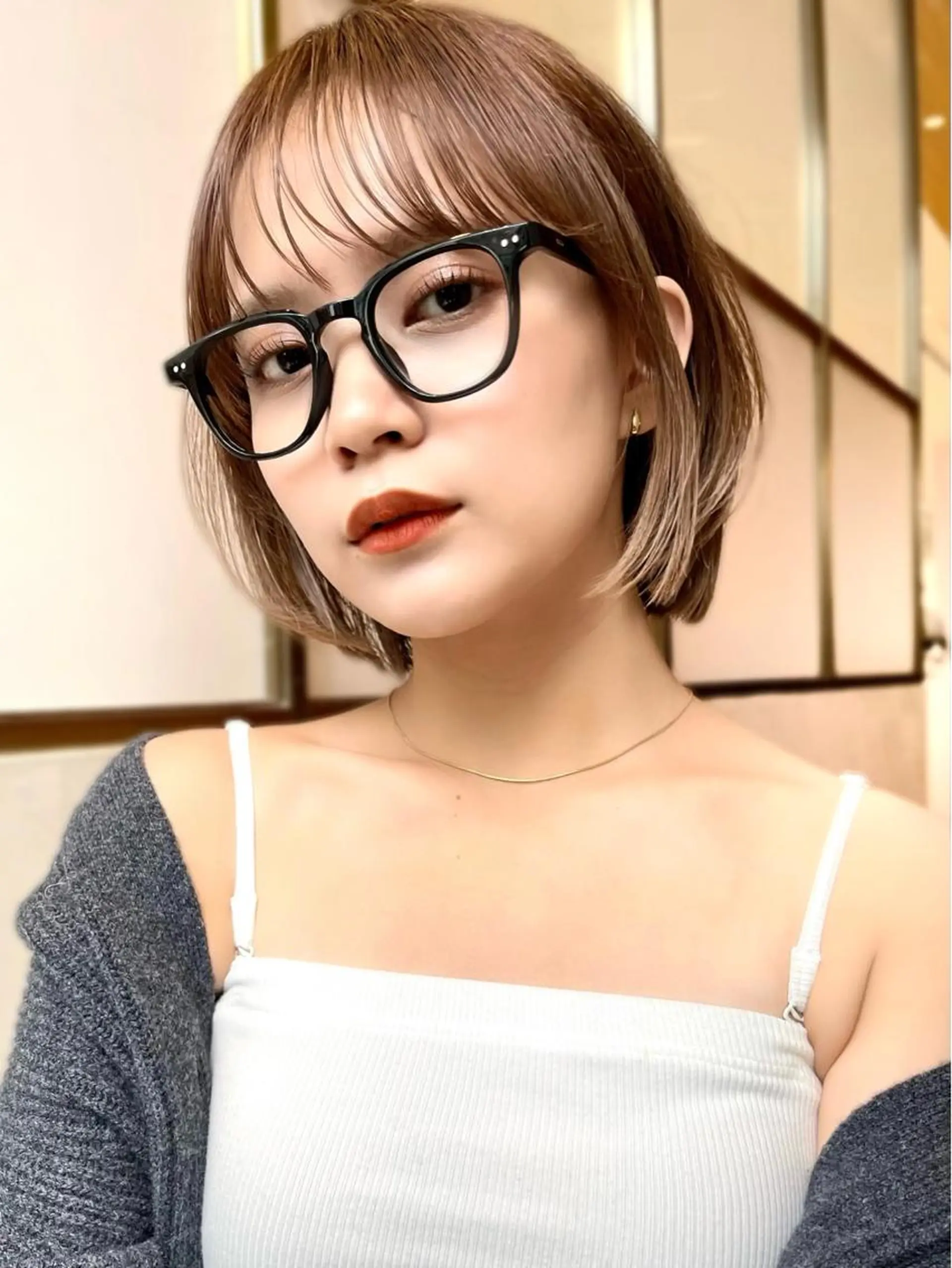 ミディアム カラー パーマ ヘアアレンジ レイヤーカット/ボブ /縮毛矯正✨大輝のヘアスタイル