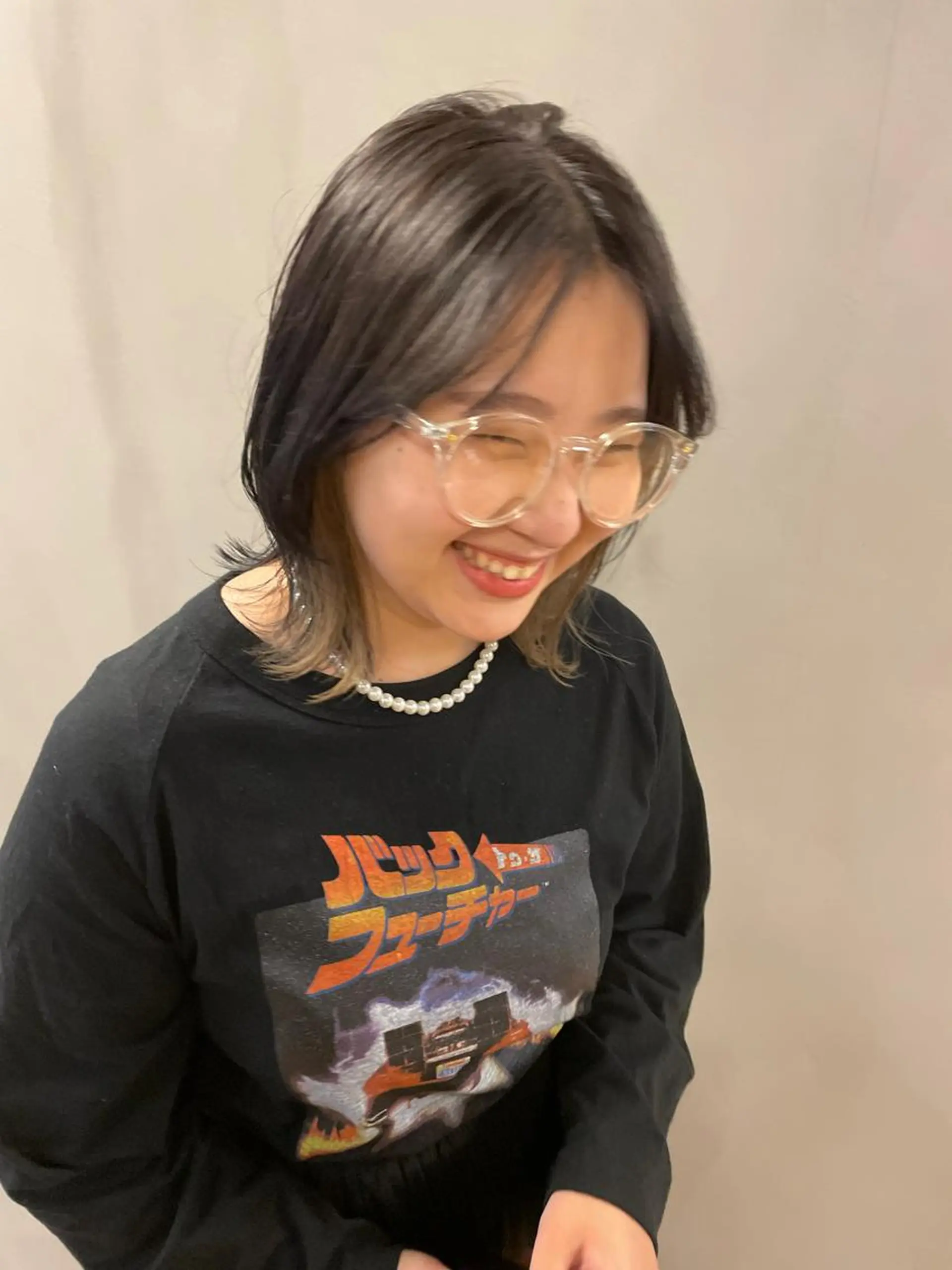 ミディアム カラー パーマ ヘアアレンジ メンズ キッズ ネイル マツエク・マツパ カット ヘアカラー トリートメント tatsumi/ボブ ウルフ/レイヤーのヘアスタイル