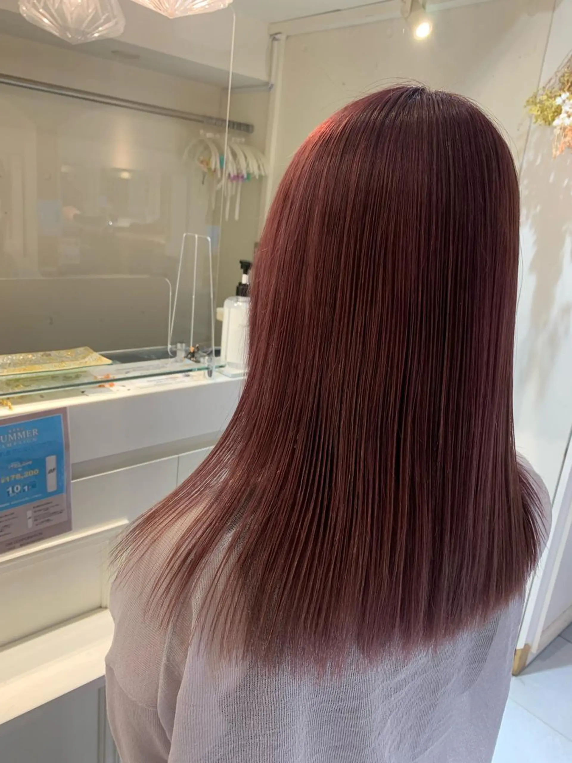 セミロング 田中 未澪のヘアスタイル