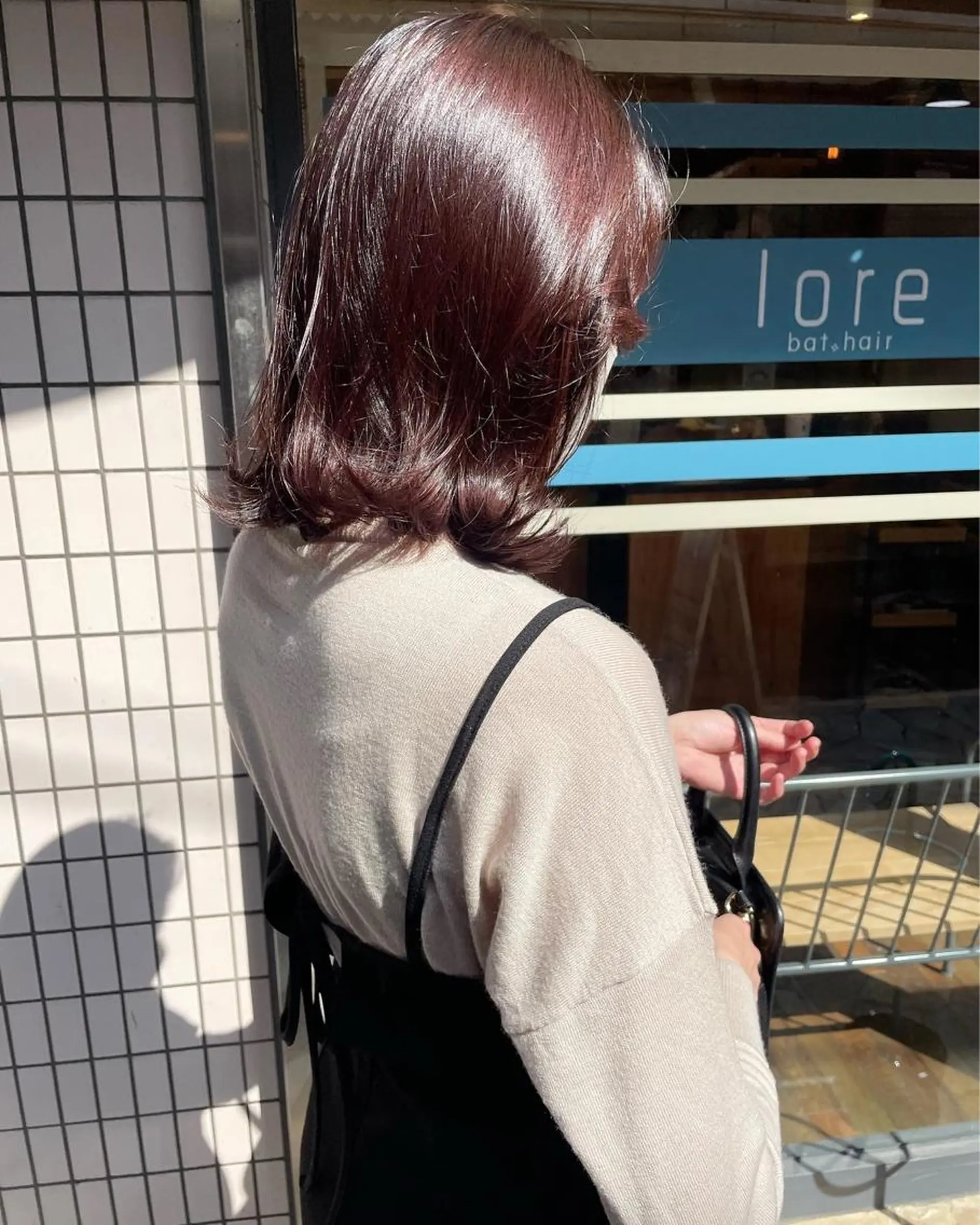 ミディアム カラー あずまぐち めぐみのヘアスタイル