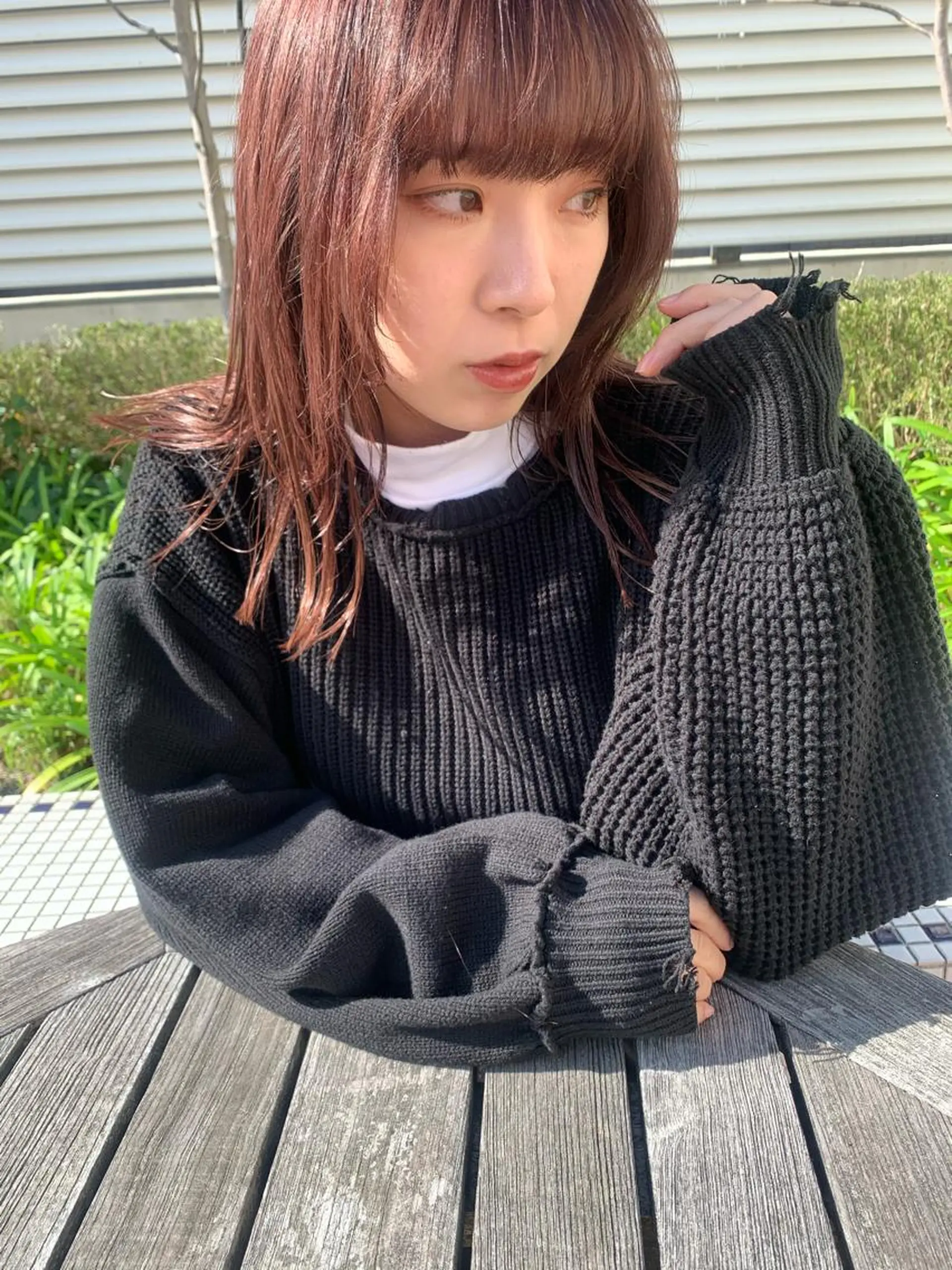 カラー ハイトーンカラー クリスマス カット ヘアカラー MARU レイヤー/パーマのヘアスタイル