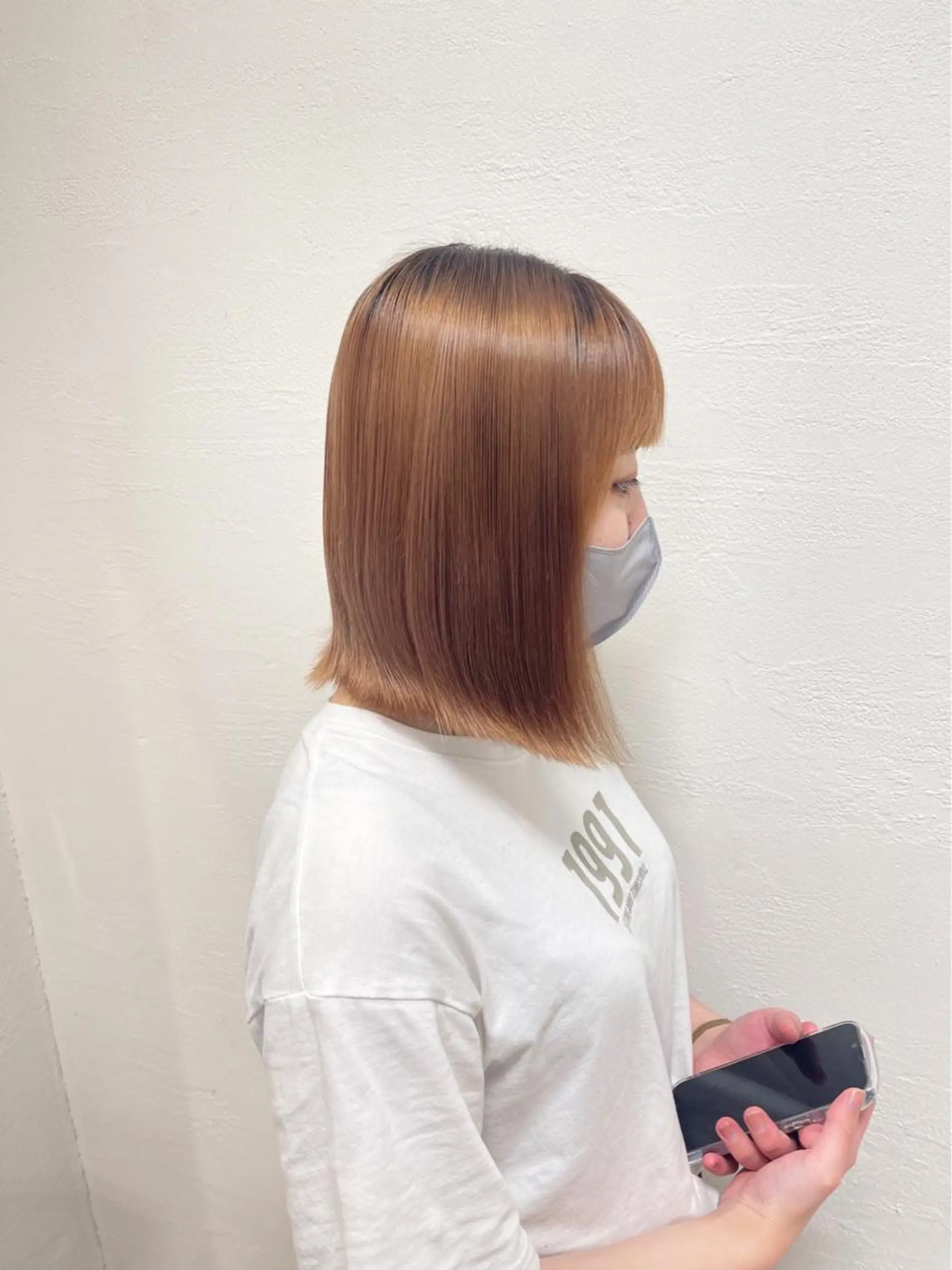 ショート ボブ 縮毛矯正 Ash国立店店長/ 髪質改善/池田勇一”のヘアスタイル