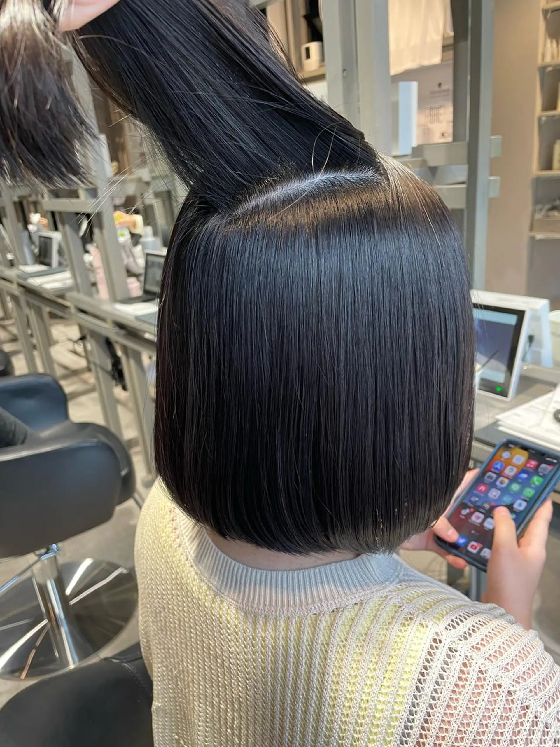 ショート カラー 酸性ストレート 縮毛矯正 トリートメント ブリーチ👩‍🦳/ ‪✂︎MANAMIのヘアスタイル