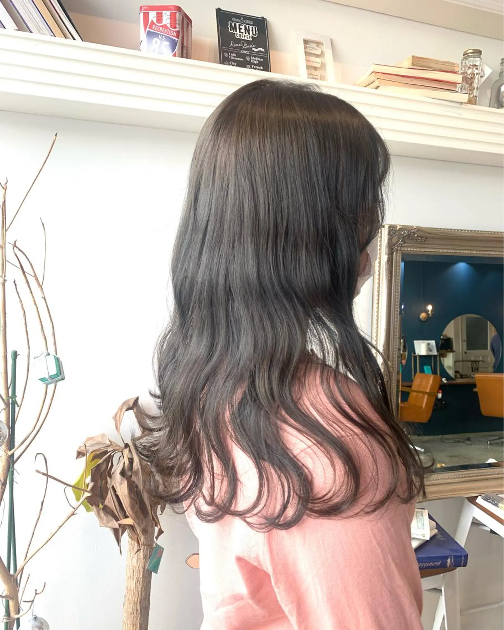 セミロング カラー ヘアアレンジ アッシュ カット ヘアカラー トリートメント ヘッドスパ ヘアセット 大宮/山口 竣也のヘアスタイル