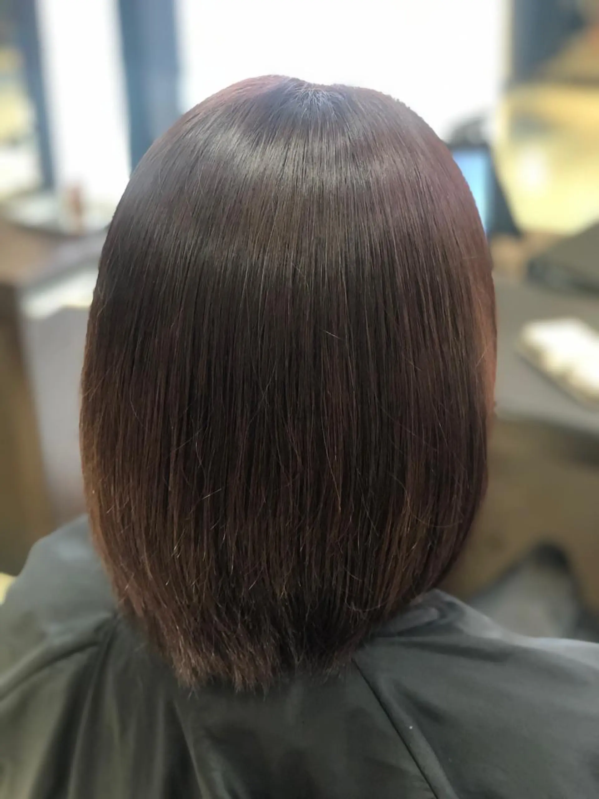 ミディアム カラー ブラウンカラー ラベンダーカラー ラベンダーブラウン 嶌田 沙紀のヘアスタイル