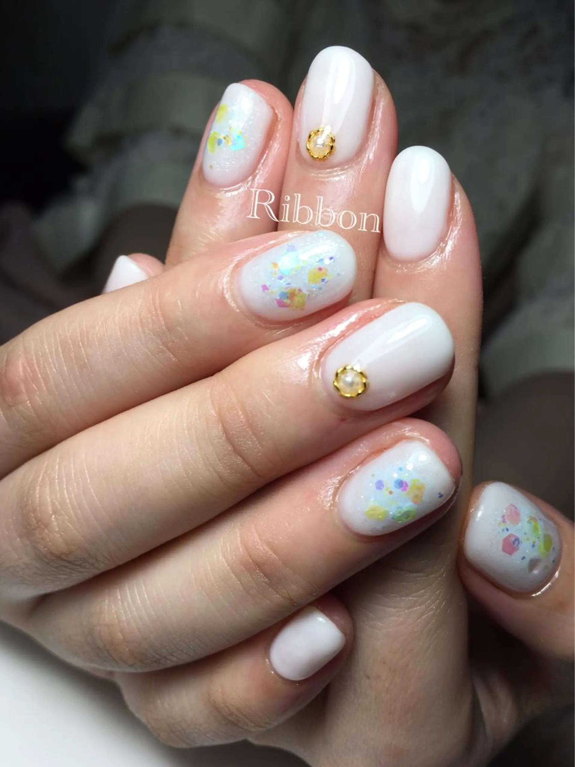 ネイル トップネイリスト Ribbon立川店のネイルデザイン