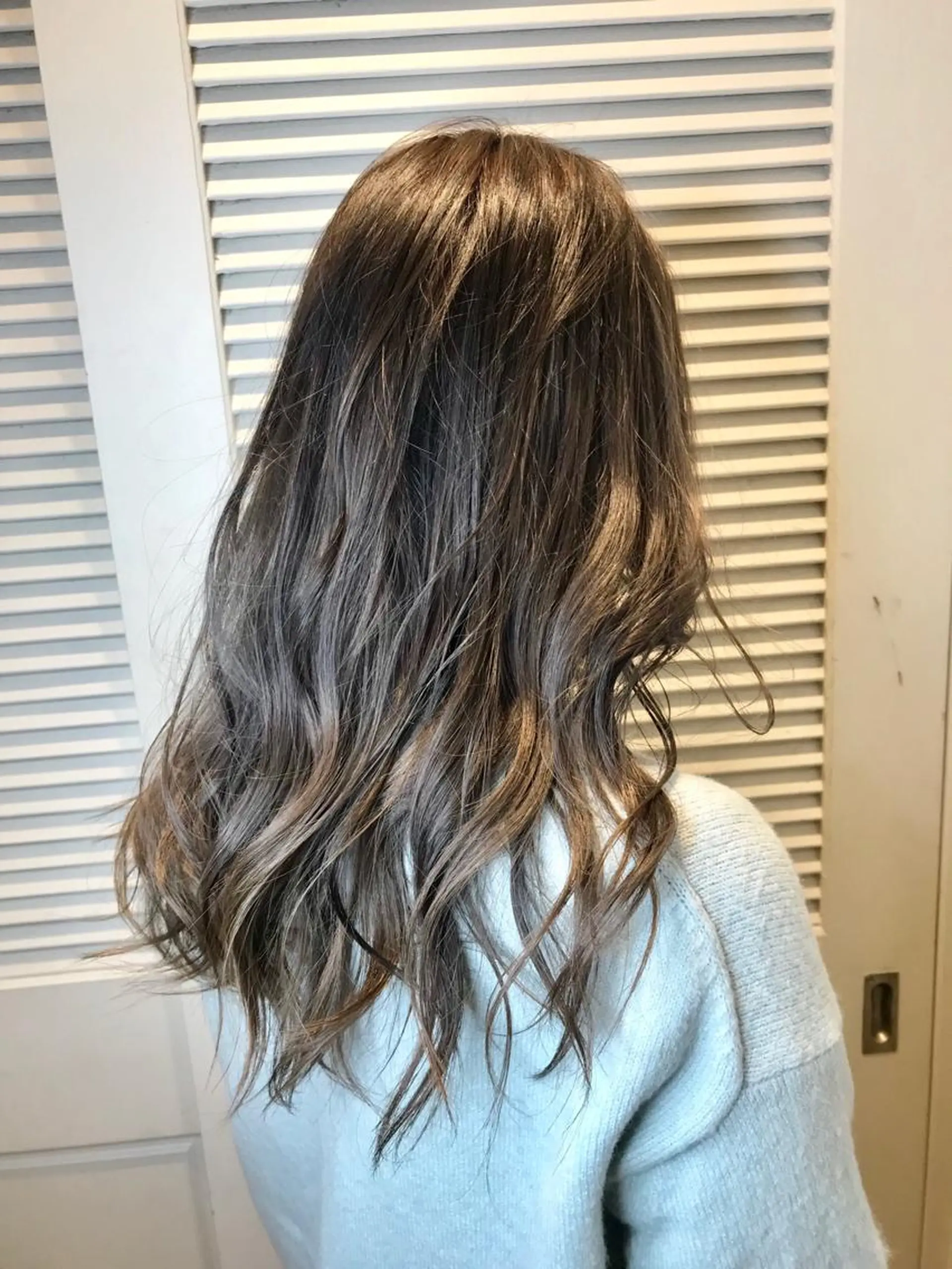 ロング カラー カット ヘアカラー 色気レイヤー& ショートはお任せ🌟のヘアスタイル