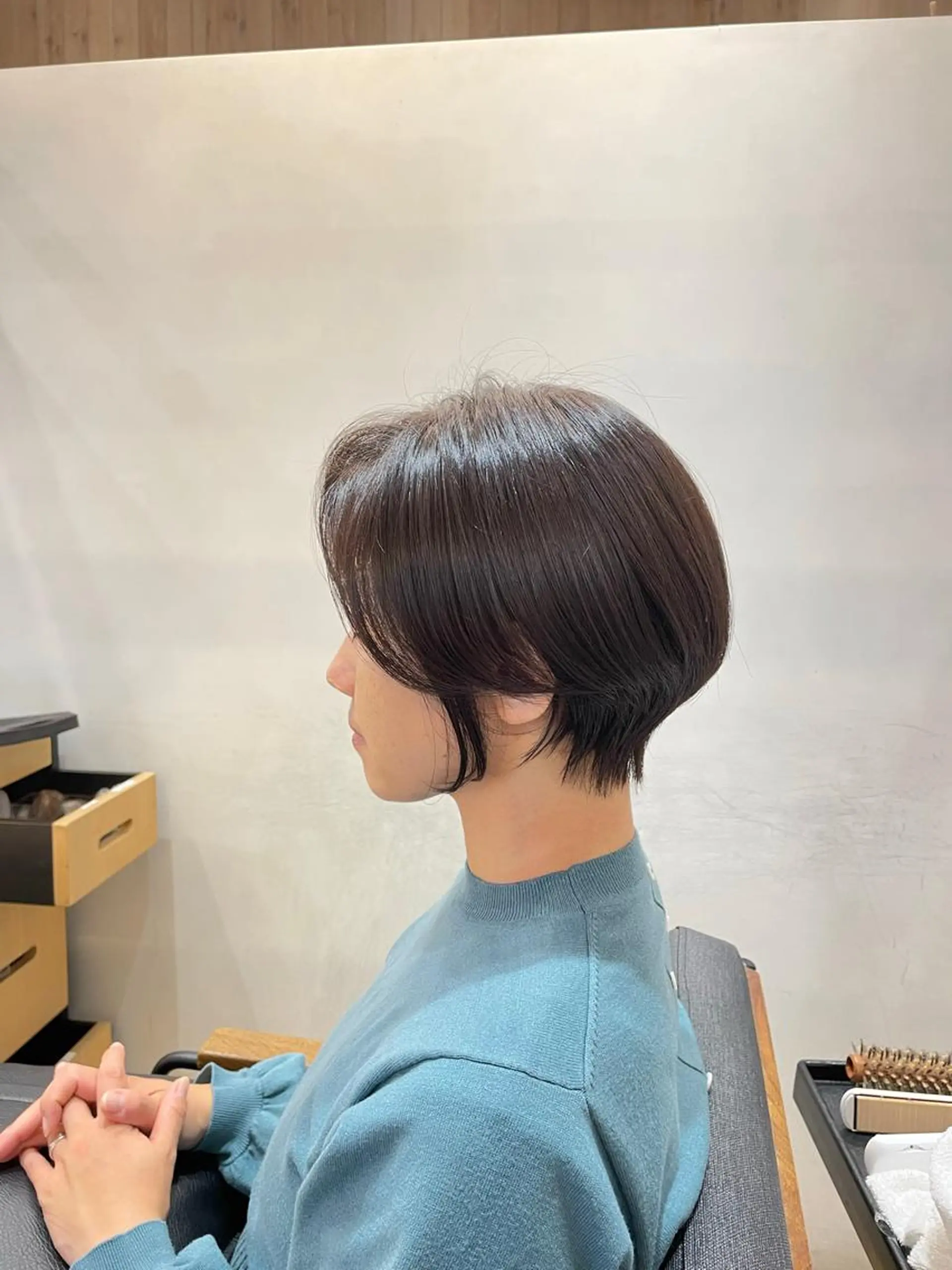 ショート カット シノハラ ガクト ショート/白髪ぼかしのヘアスタイル