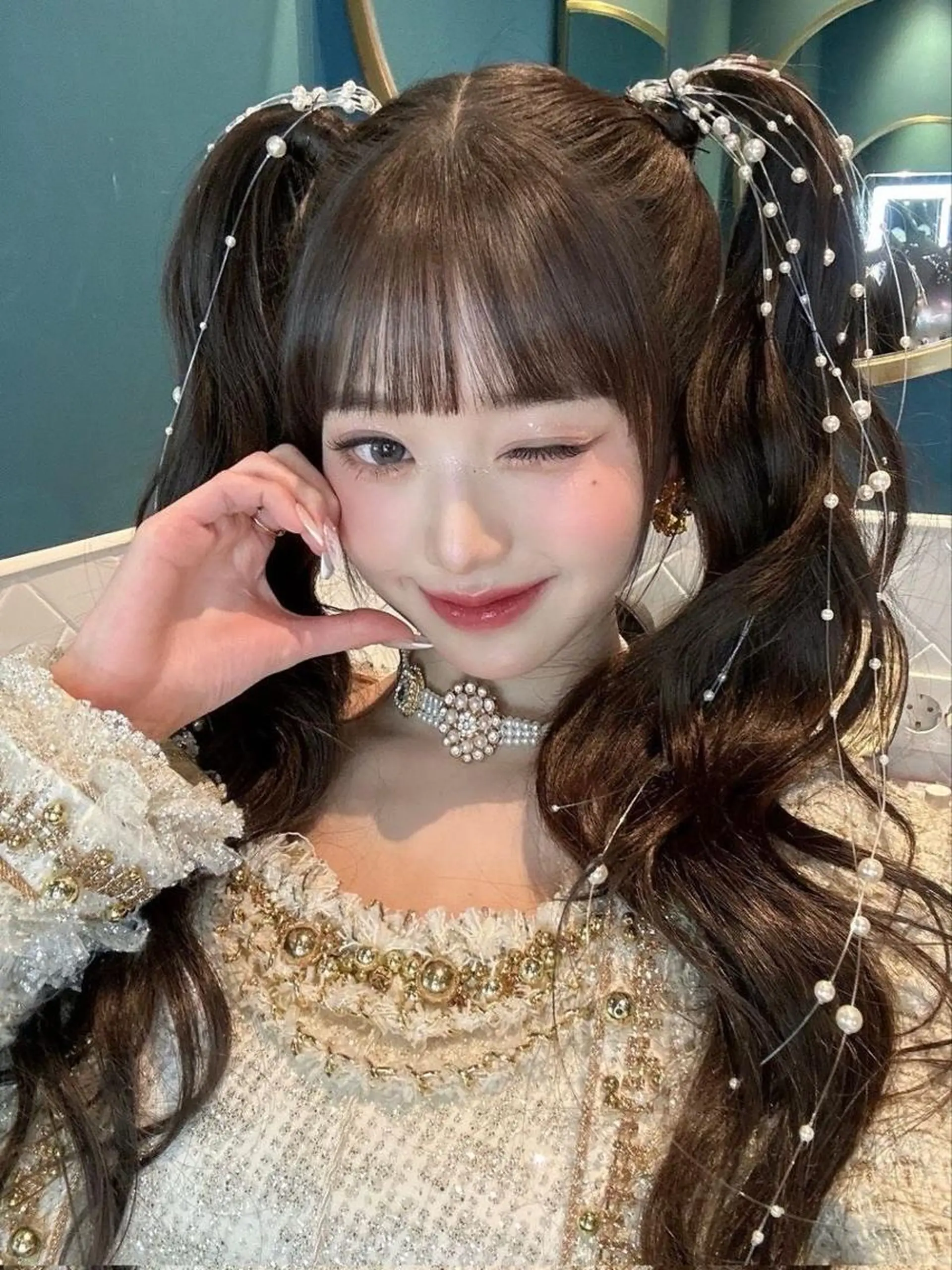 ロング カラー 韓国ヘア🫧 serina🎀のヘアスタイル