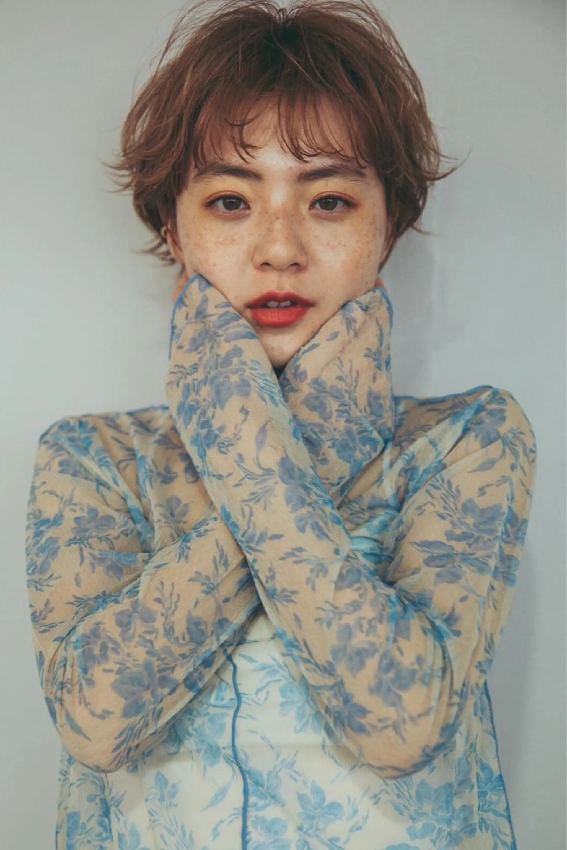 ショート カラー バレイヤージュ ブリーチ ケアブリーチ ダブルカラー イヤリングカラー カット ヘアカラー トリートメント ☀️Luana☀️ 公式/大通のヘアスタイル