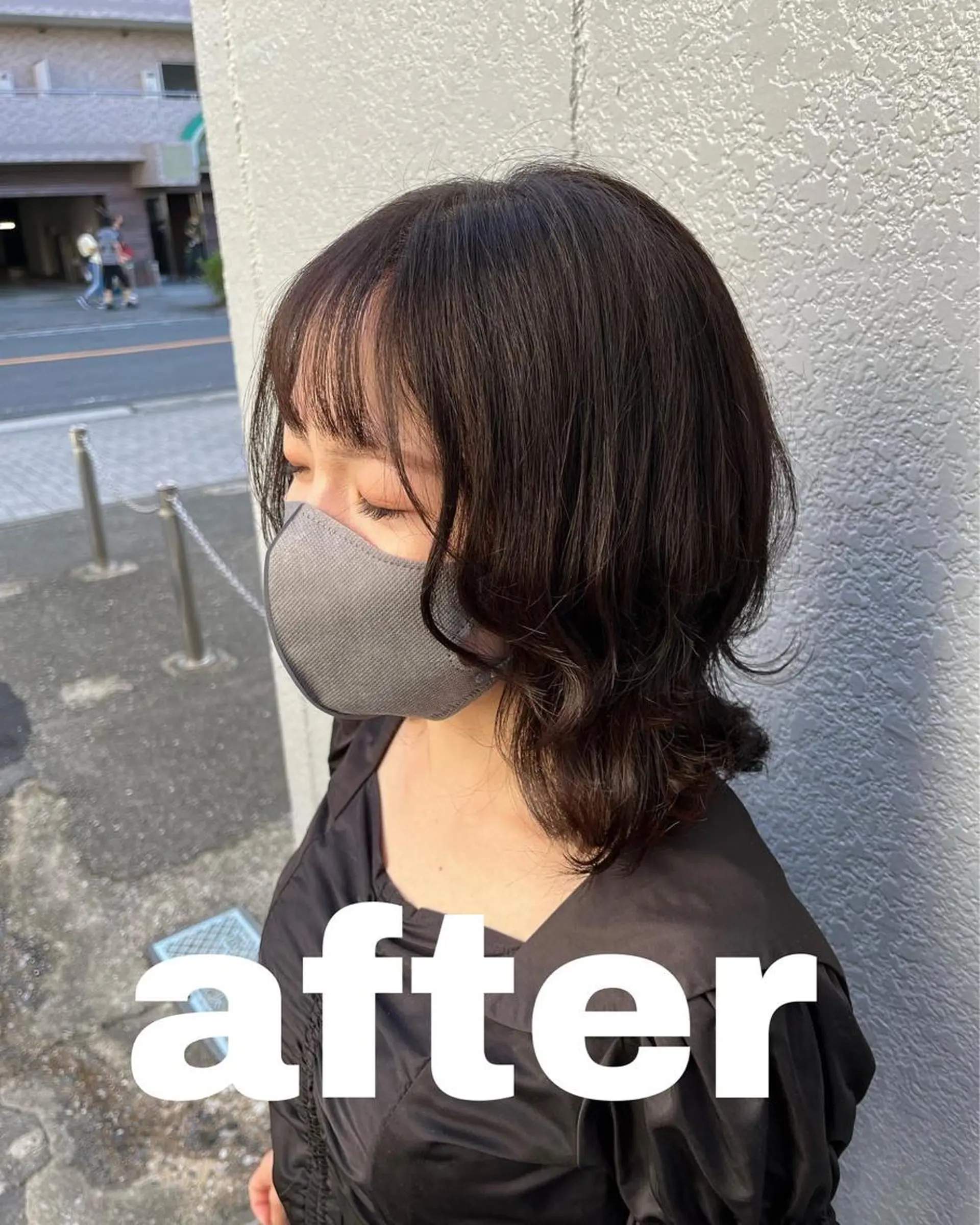 ミディアム カラー ケアカラー シースルーバング ✂️ダメージレス カラー小林健太✂️のヘアスタイル