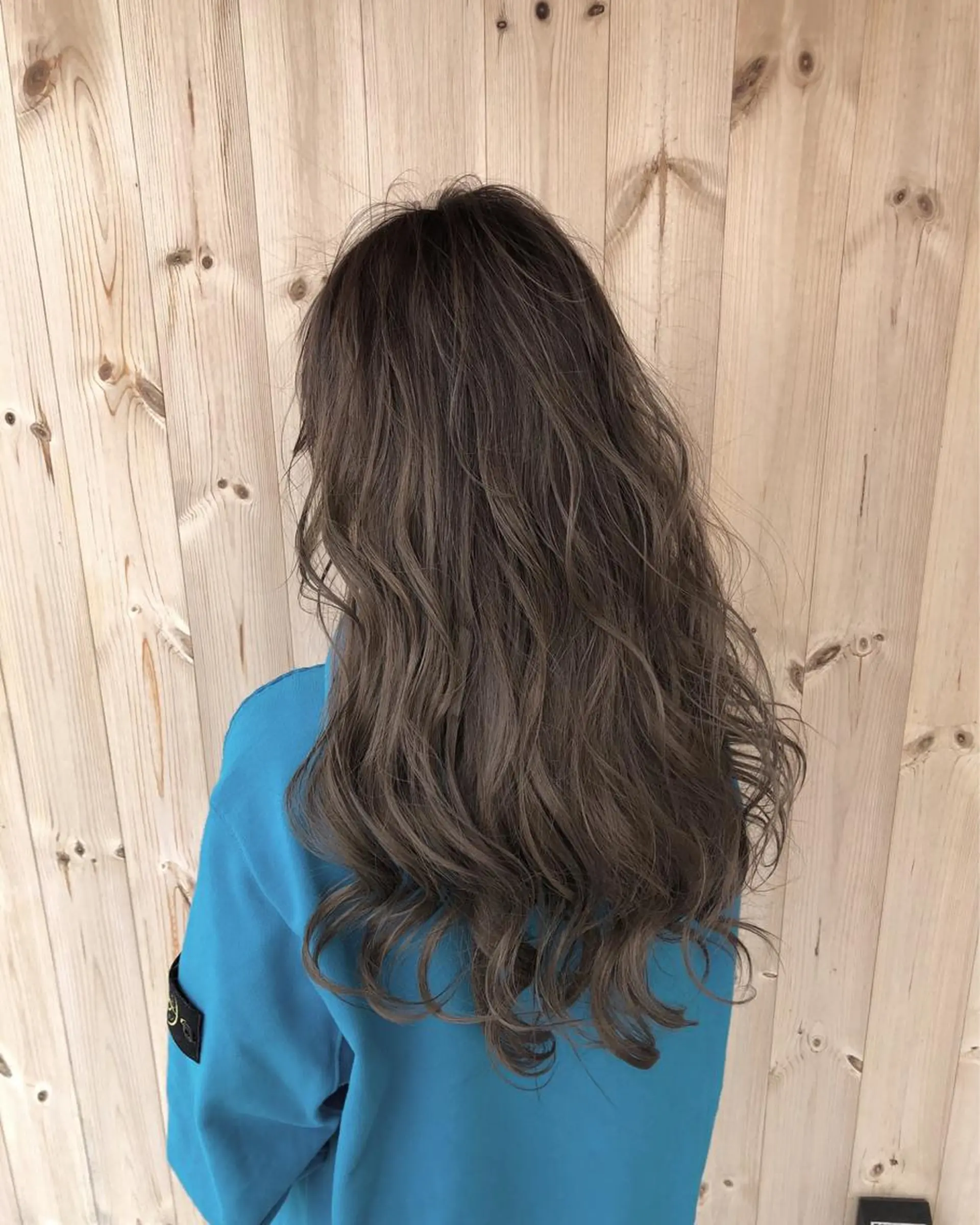 ロング カラー ダブルカラー 房川 尚人のヘアスタイル