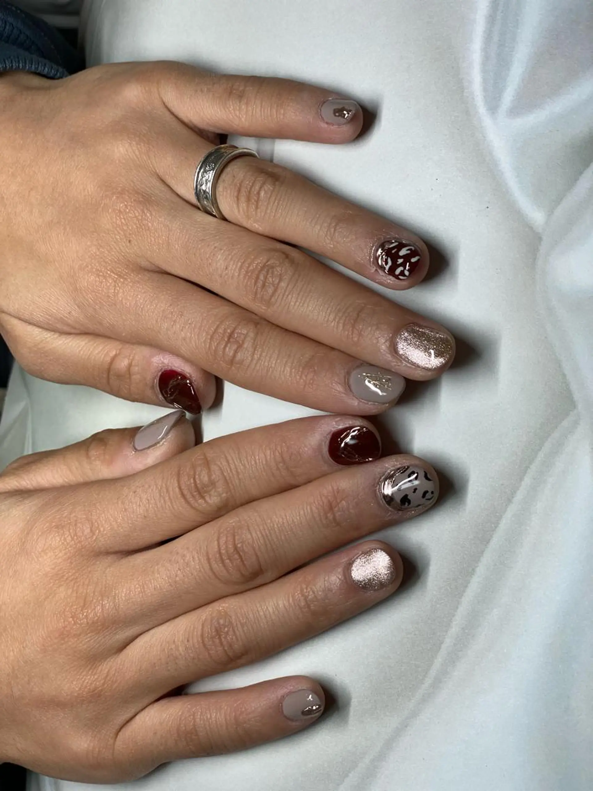 ネイル アニマル柄 R.I所属・R.I みちのネイルデザイン