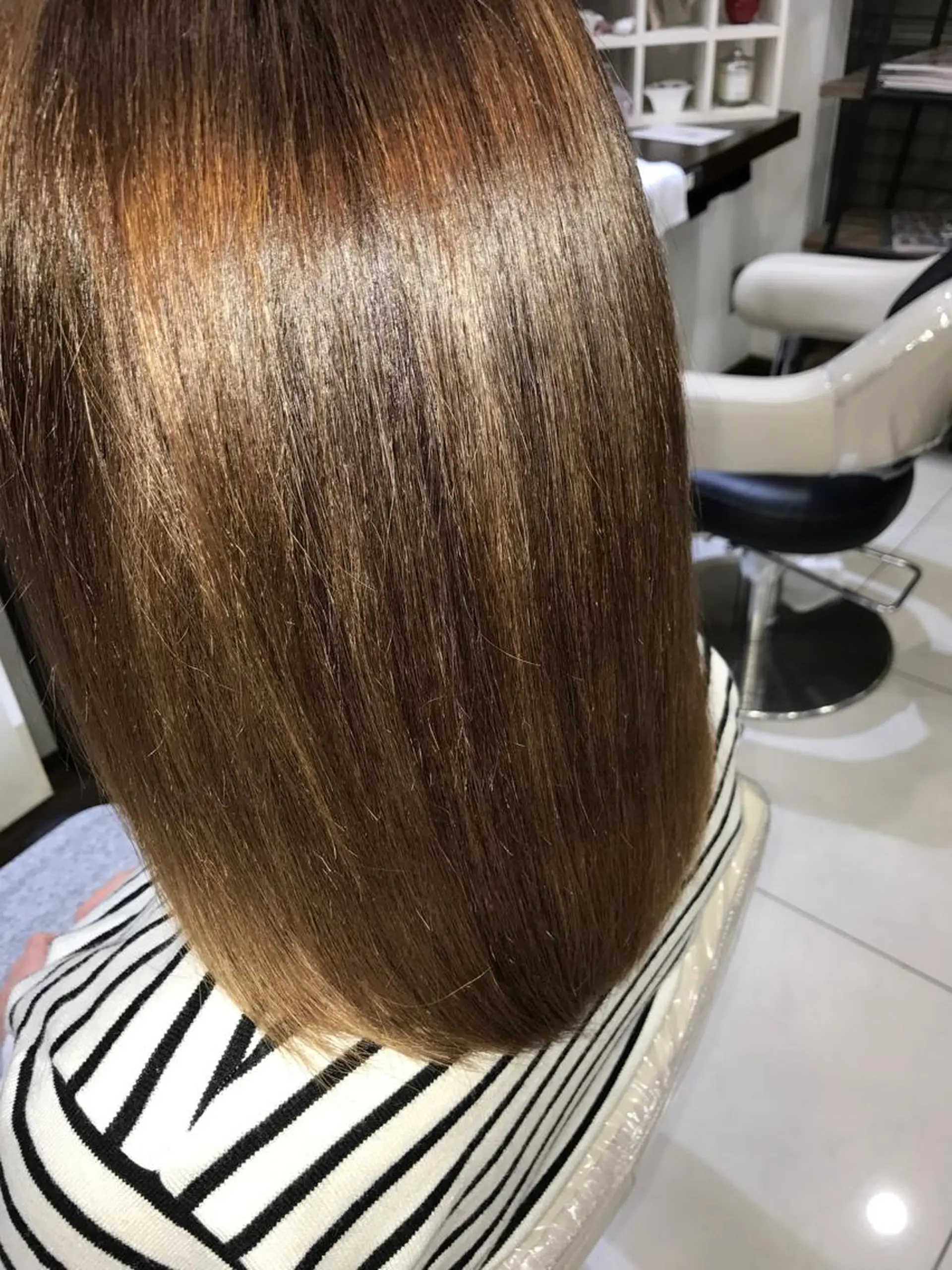 ミディアム 縮毛矯正 トリートメント 縮毛矯正/髪質改善 /韓国風　山川春輝のヘアスタイル