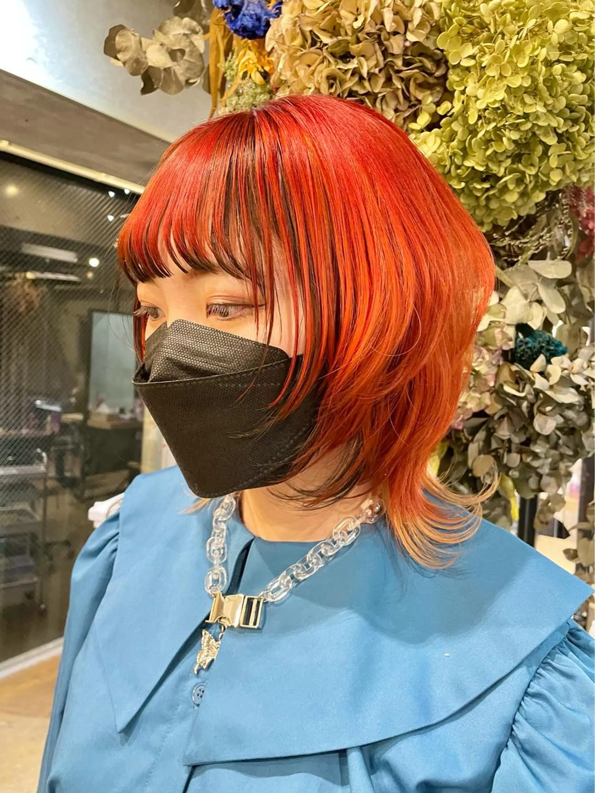 ミディアム カラー アディクシーカラー ブリーチ ケアブリーチ デザインカラー ダブルカラー カット ヘアカラー トリートメント もにか🌞原宿/渋谷 🌝ブリーチカラーのヘアスタイル