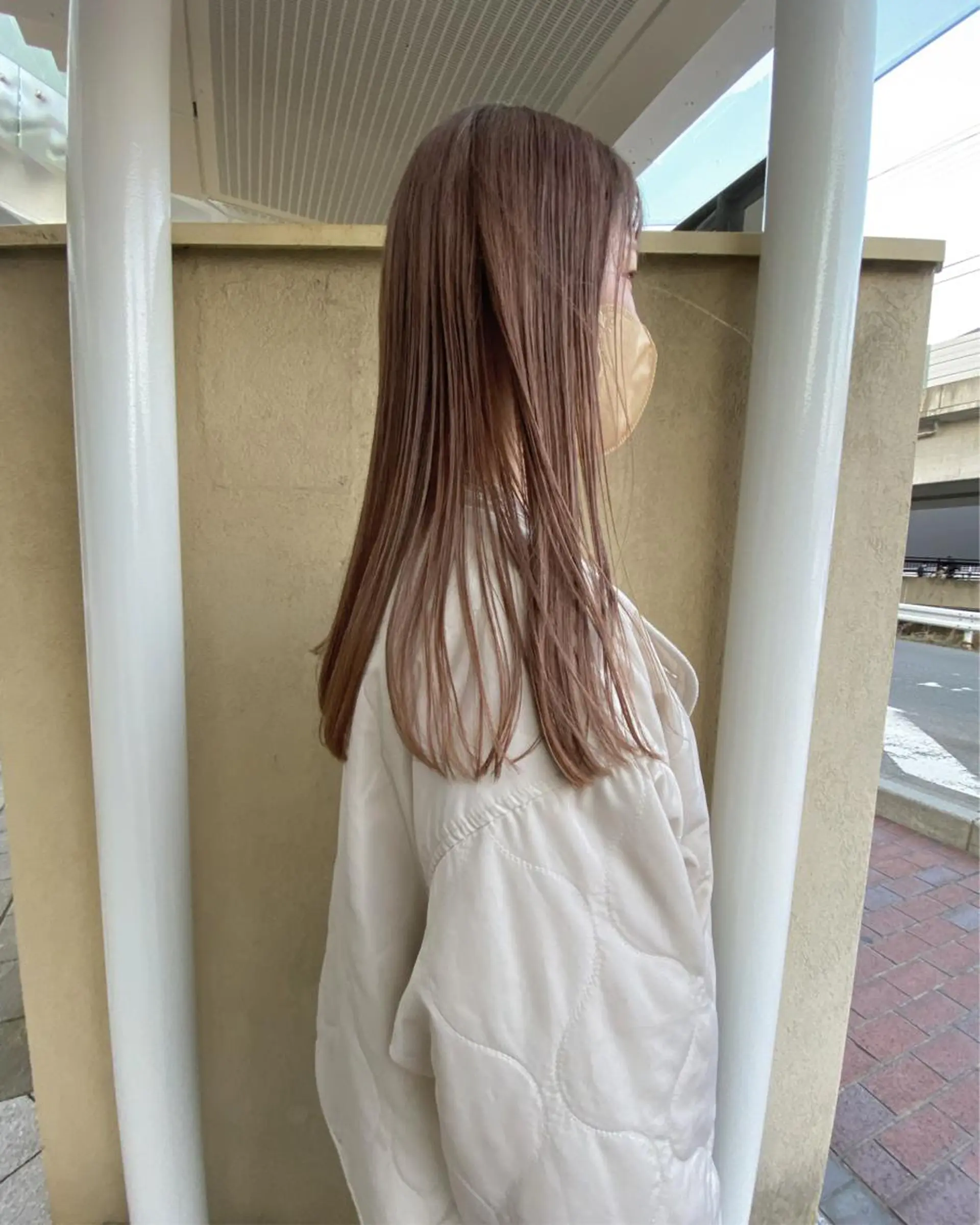 セミロング カット ヘアカラー トリートメント Musiiik hairのヘアスタイル