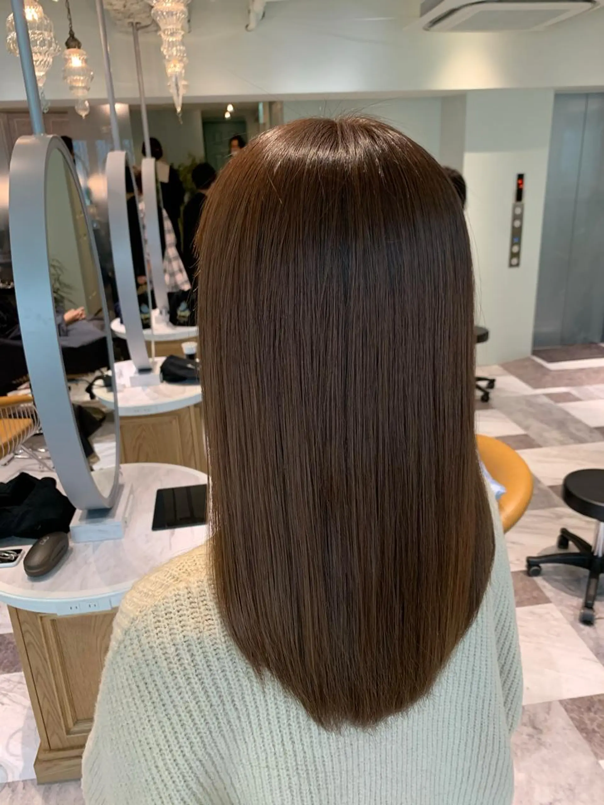 ロング 髪質改善 縮毛矯正 カット ヘアカラー トリートメント 【代表】 高瀬慎也/縮毛矯正のヘアスタイル