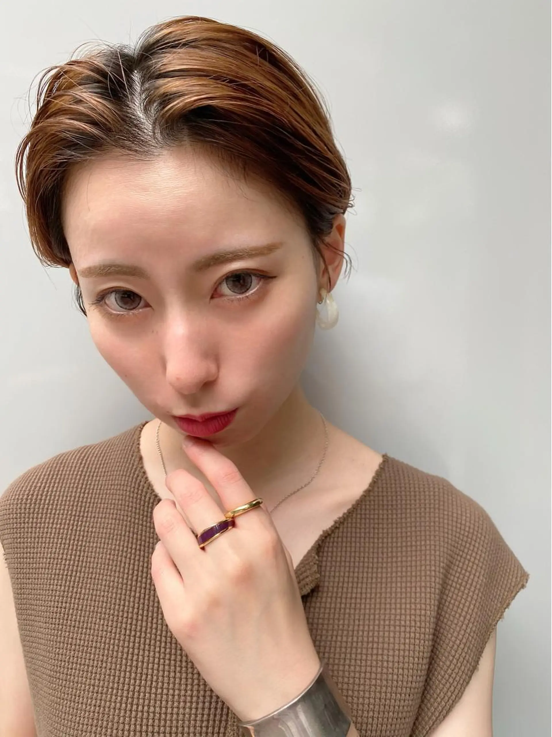 ショート 似合わせカット レイヤー/ボブのヘアスタイル