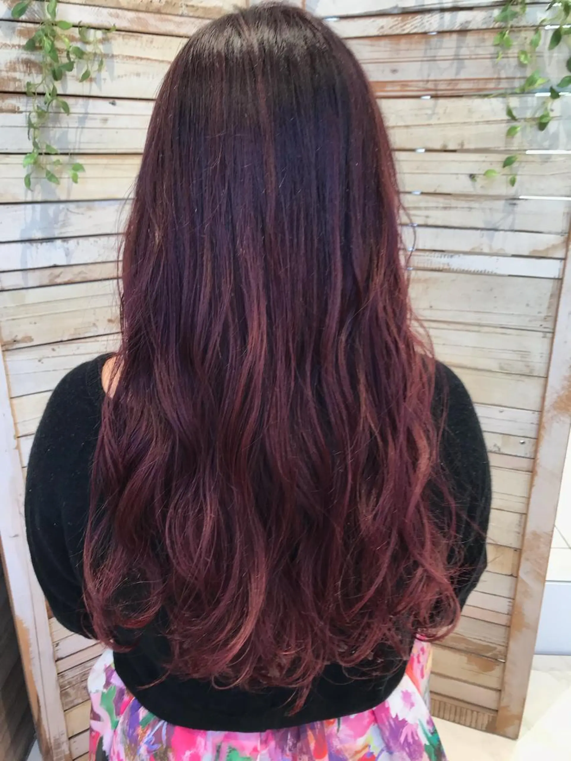 ロング カラー ヘアカラー トリートメント 島袋 ナオユキのヘアスタイル