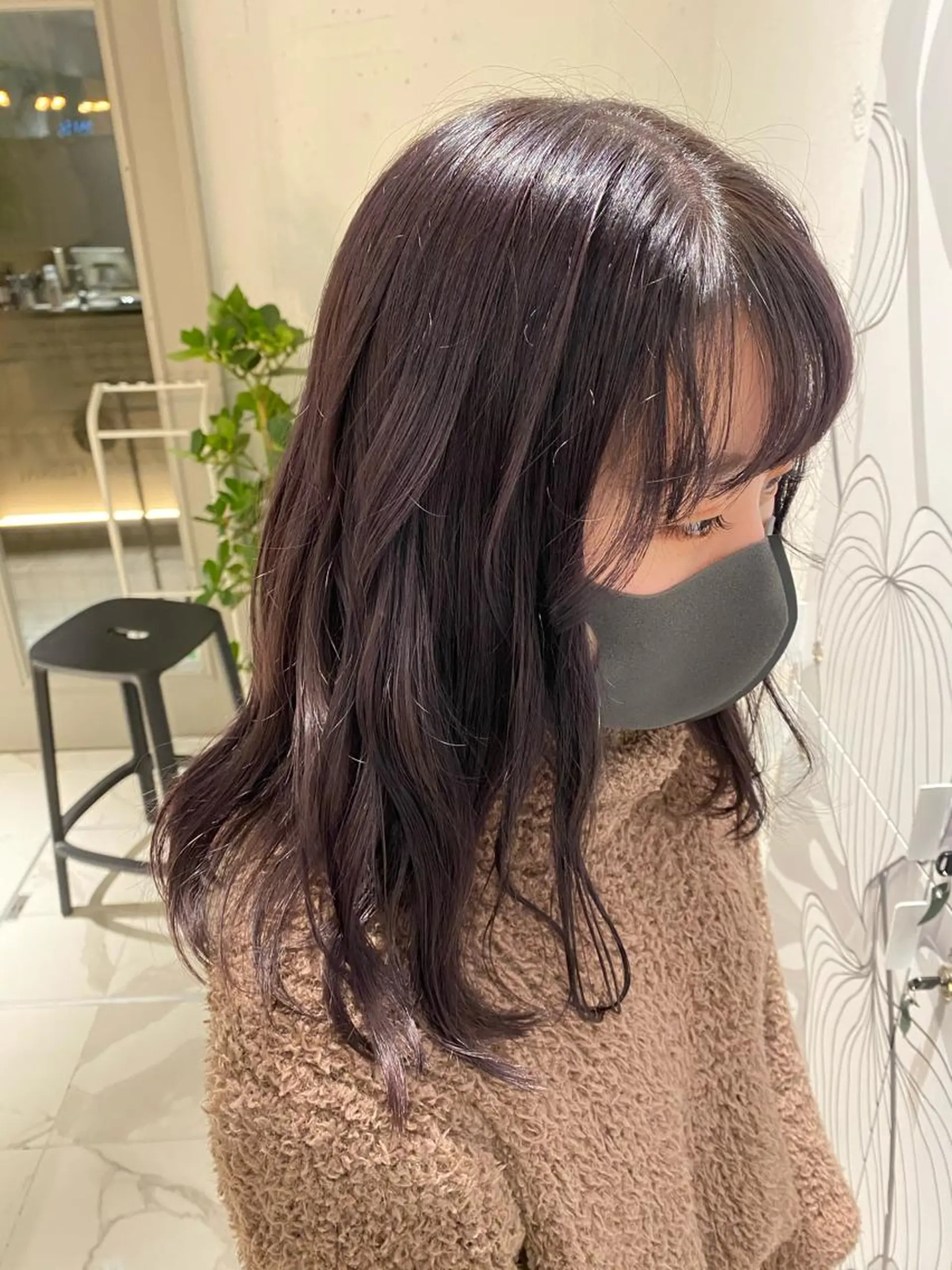 セミロング カラー ナチュラル/韓国💎 haruka 💎のヘアスタイル