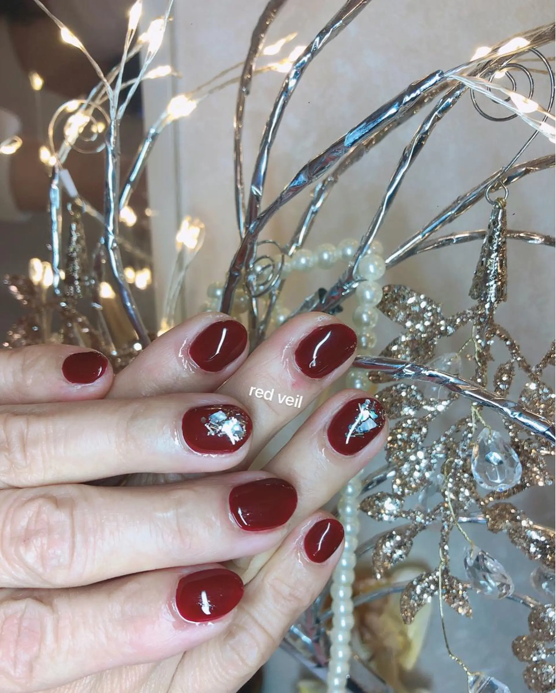 ミディアム ネイル アートネイル ハンドネイル 長さ出し専門 nynaのネイルデザイン