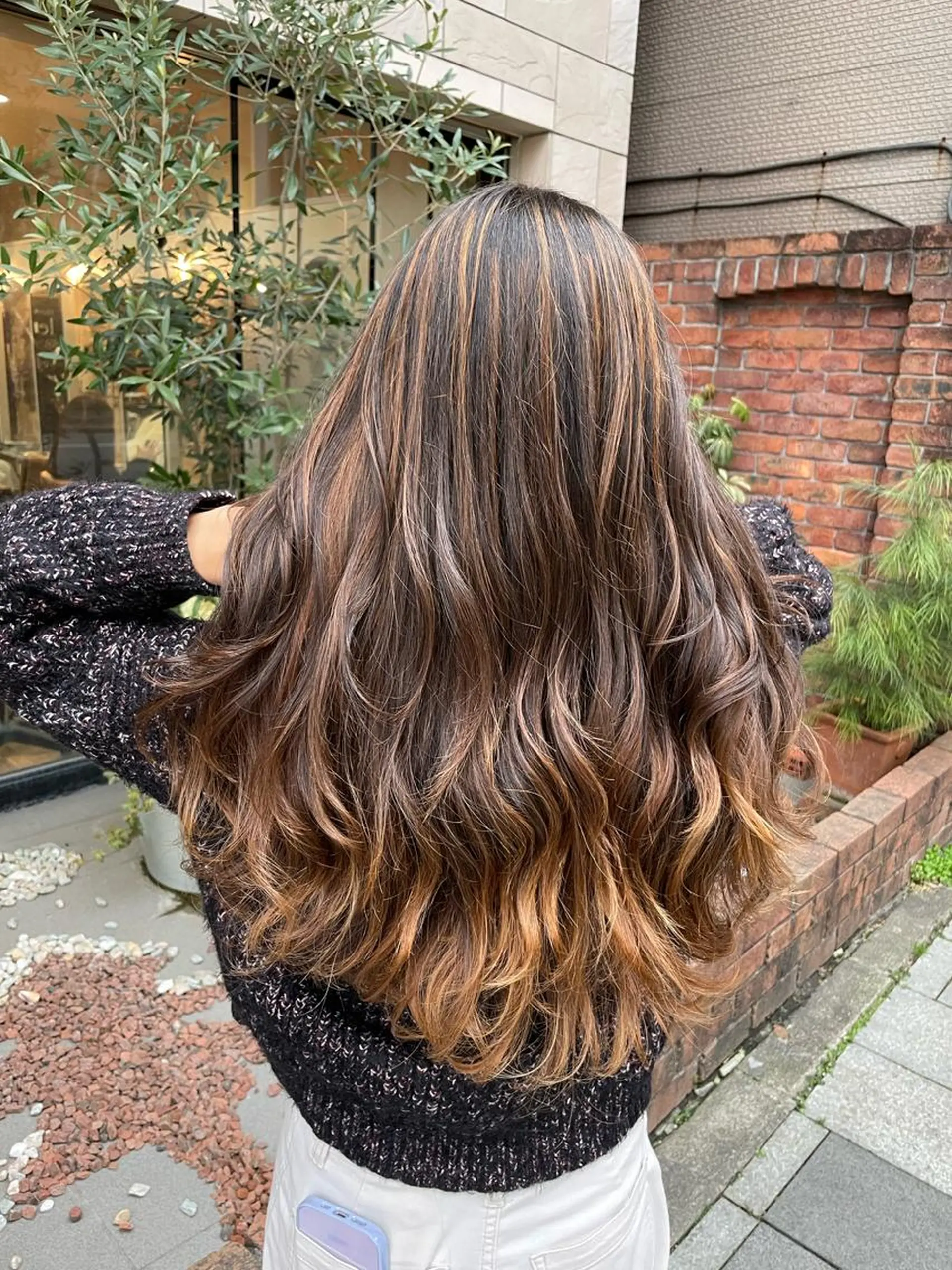 ロング ヘアカラー トリートメント SHIAN八王子 🇫🇷山本実穂のヘアスタイル