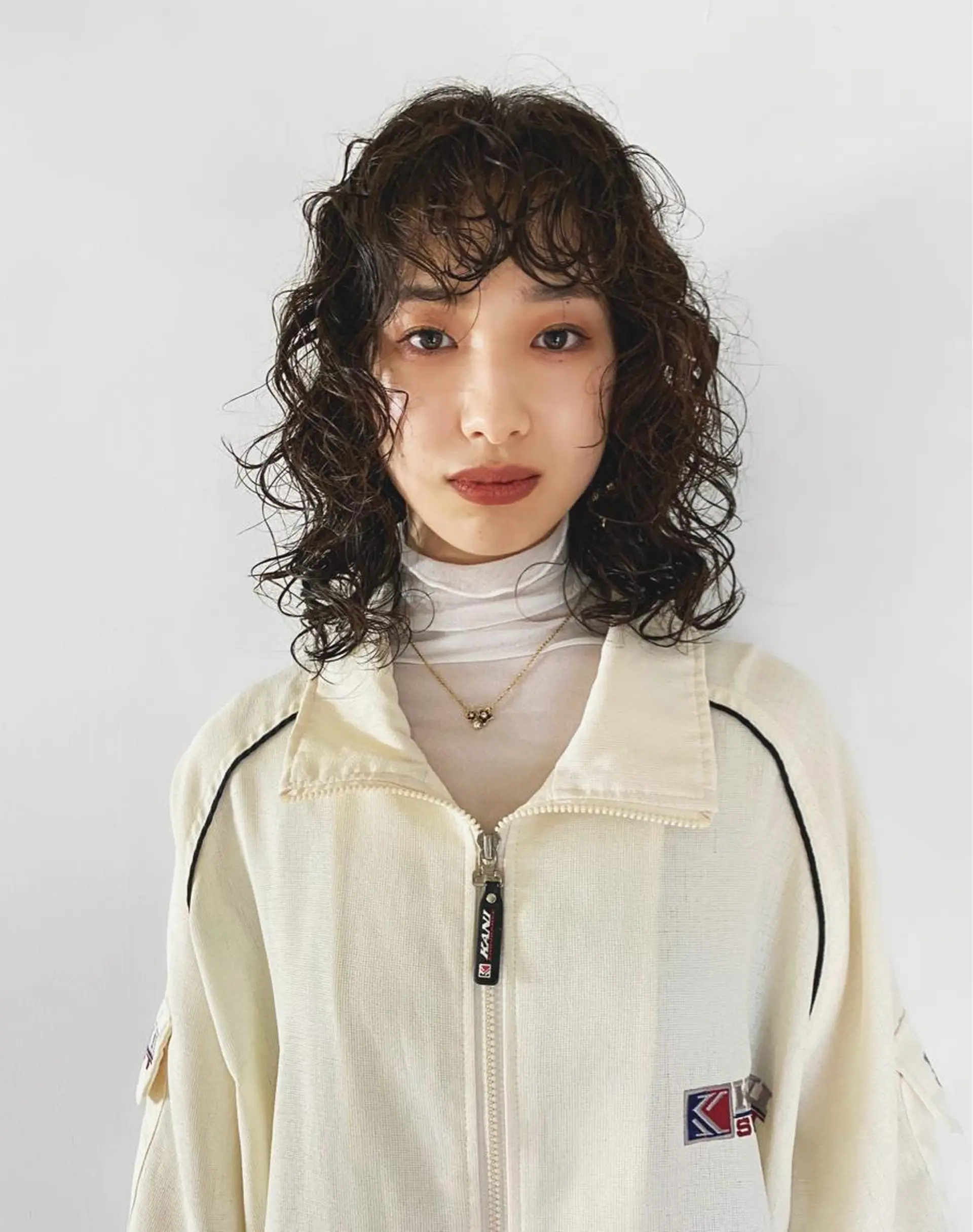 ミディアム パーマ カット パーマ レイヤー/パーマ /ウルフ/nabeのヘアスタイル