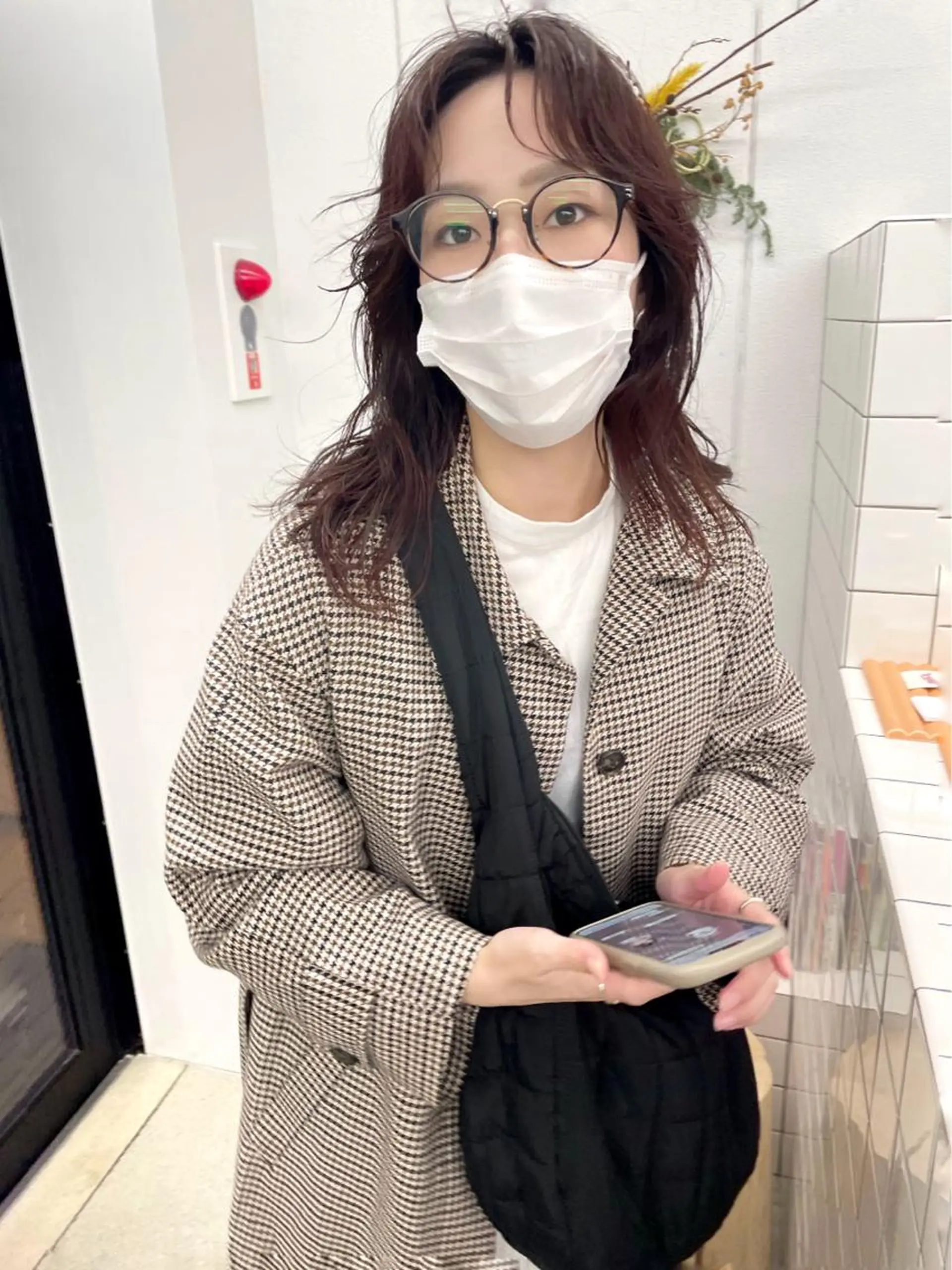 ミディアム パーマ カット パーマ 関 京磨のヘアスタイル