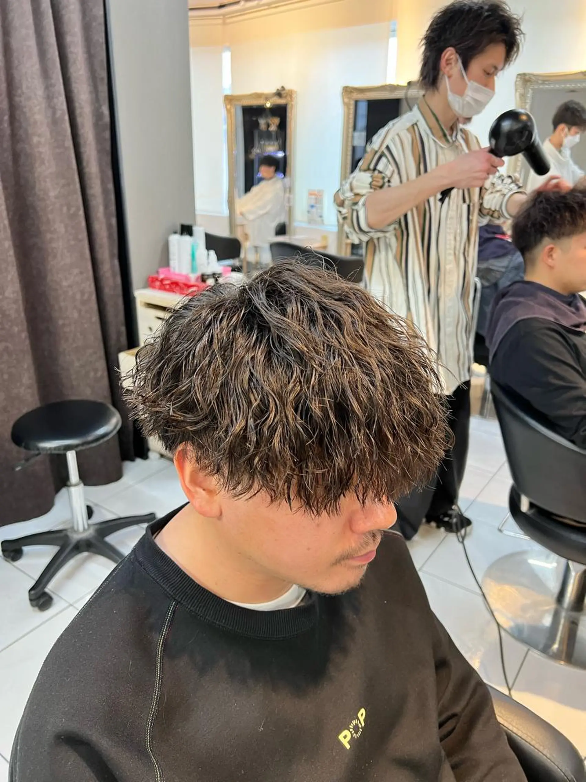 パーマ ヘアアレンジ メンズ メンズパーマ パーマ特化美容師 茂木広幸のヘアスタイル