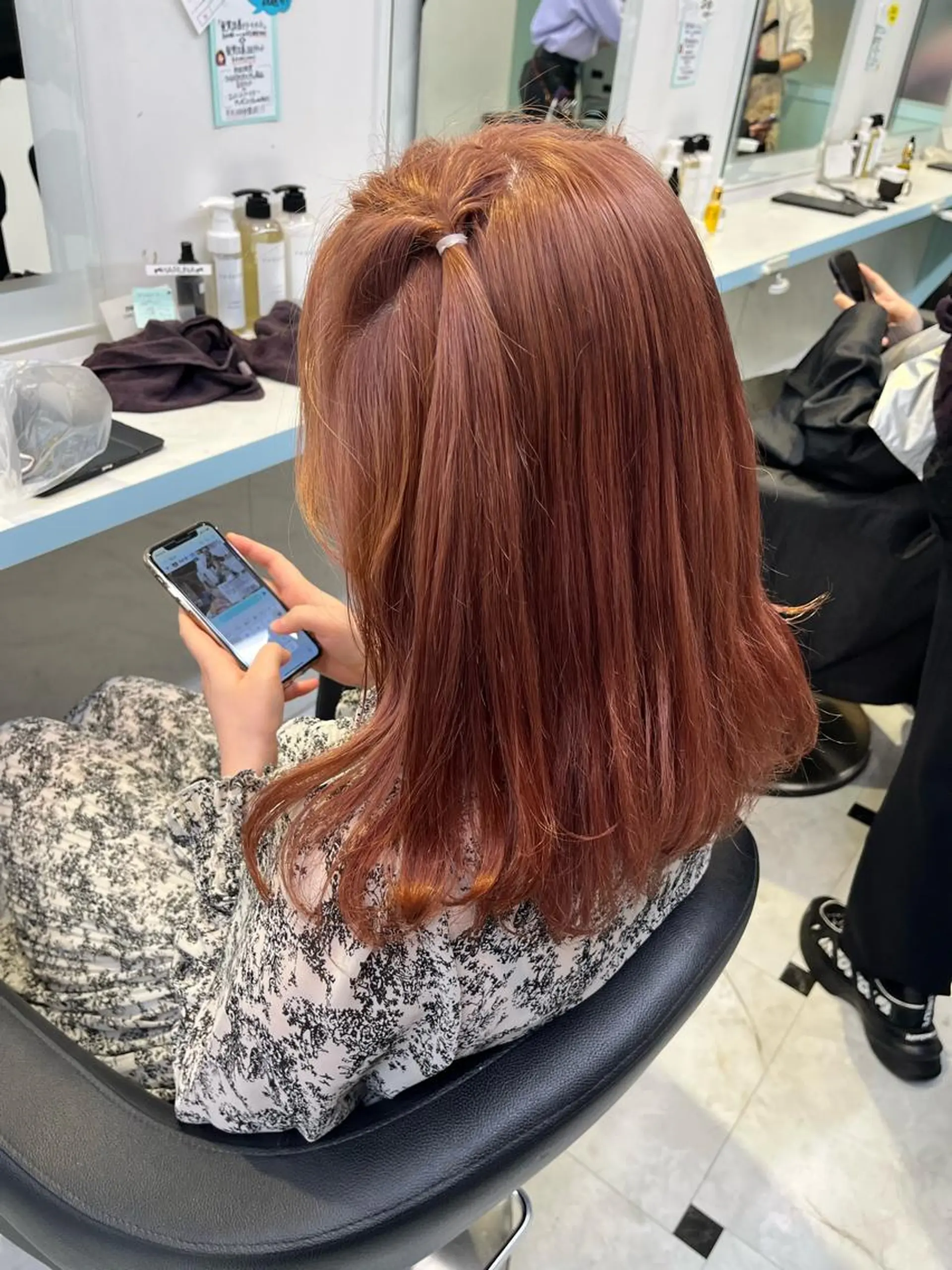 セミロング カラー ヘアアレンジ 愛されカラー🩷 はるなのヘアスタイル