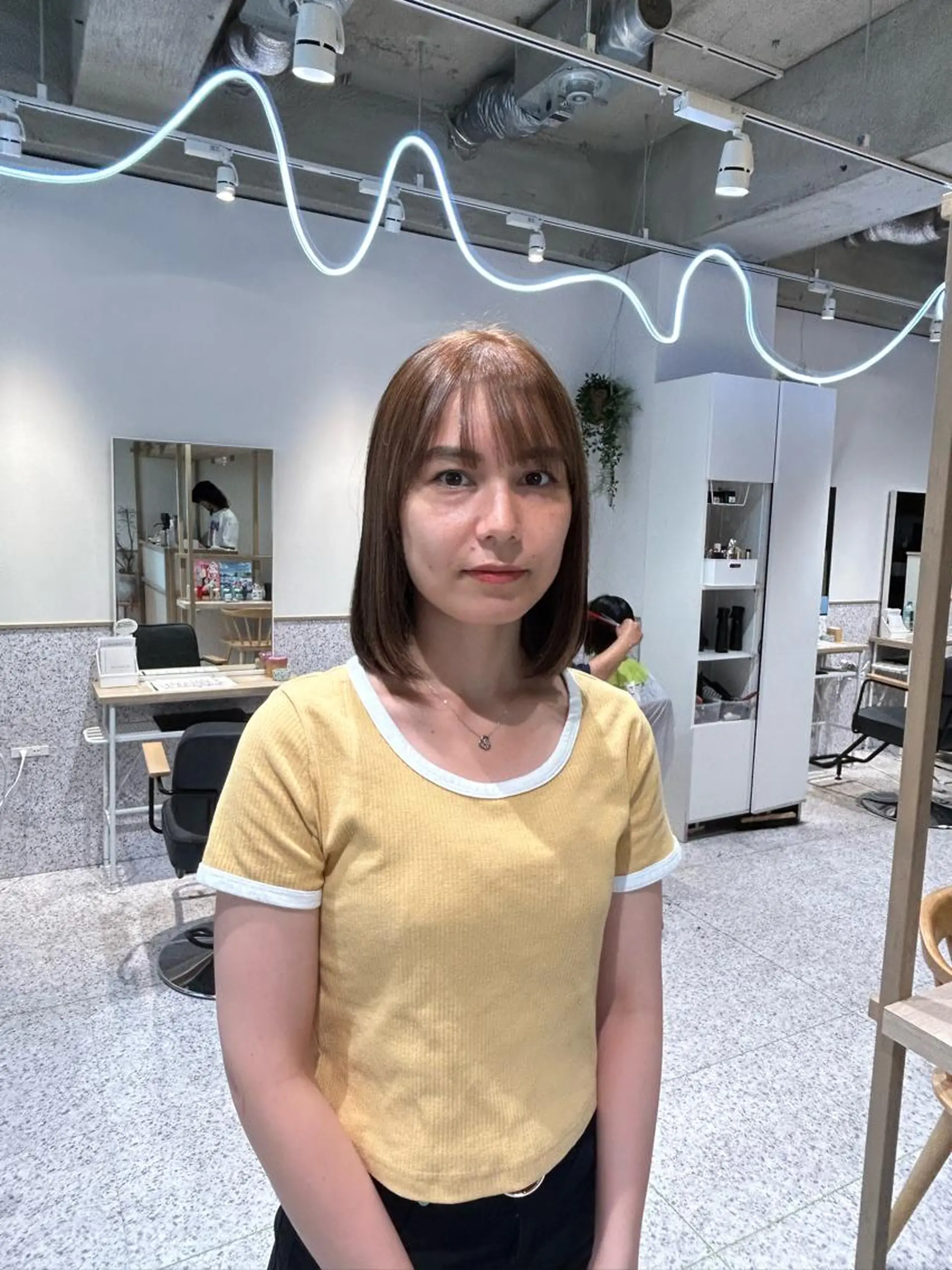 ミディアム カラー ヘアアレンジ ♡ハイトーン★ ネイル/しの♡のヘアスタイル