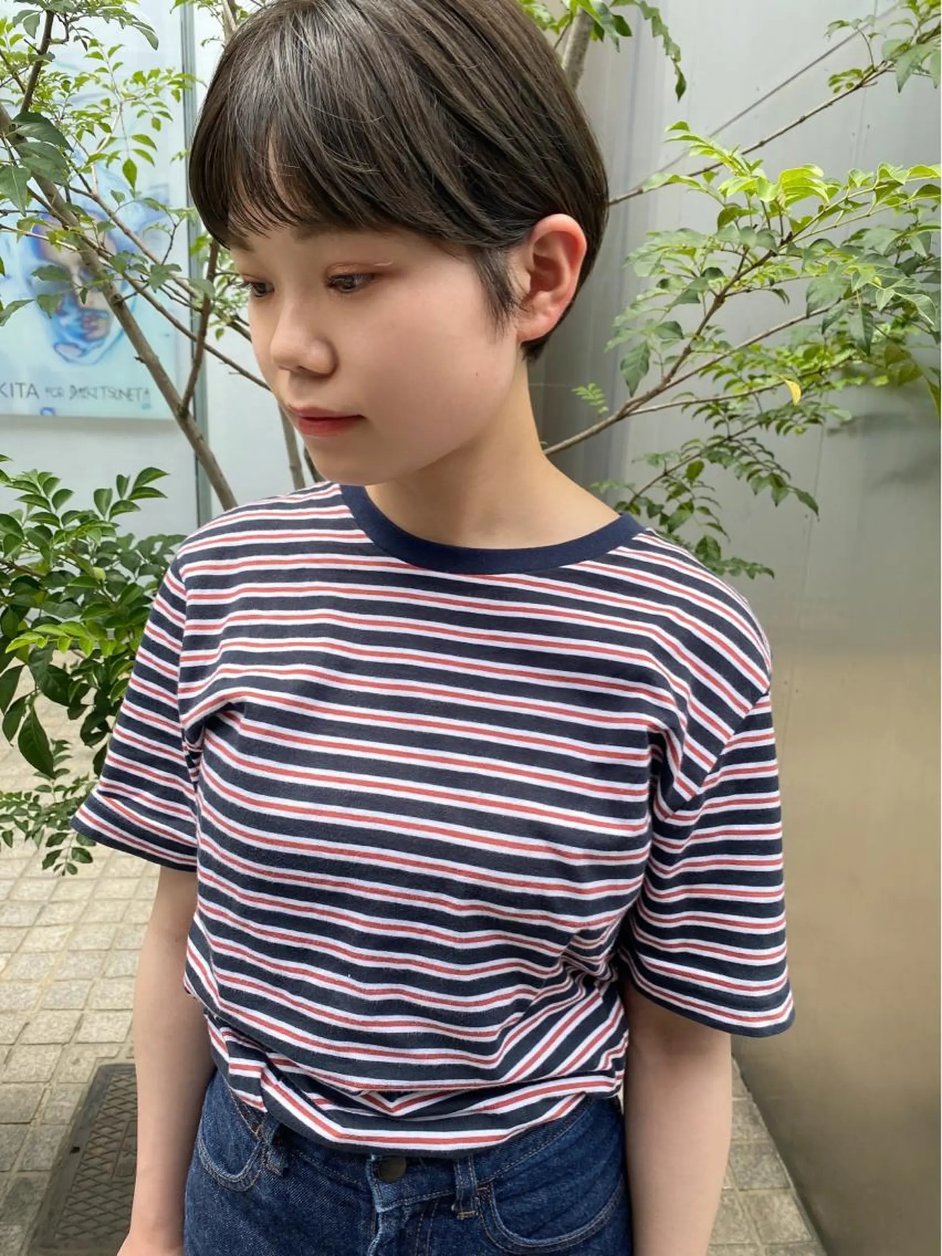 ショート カラー パーマ ヘアアレンジ メンズ キッズ ネイル マツエク・マツパ ショートネイル umu.［韓国ヘア /ダウンパーマ］のヘアスタイル