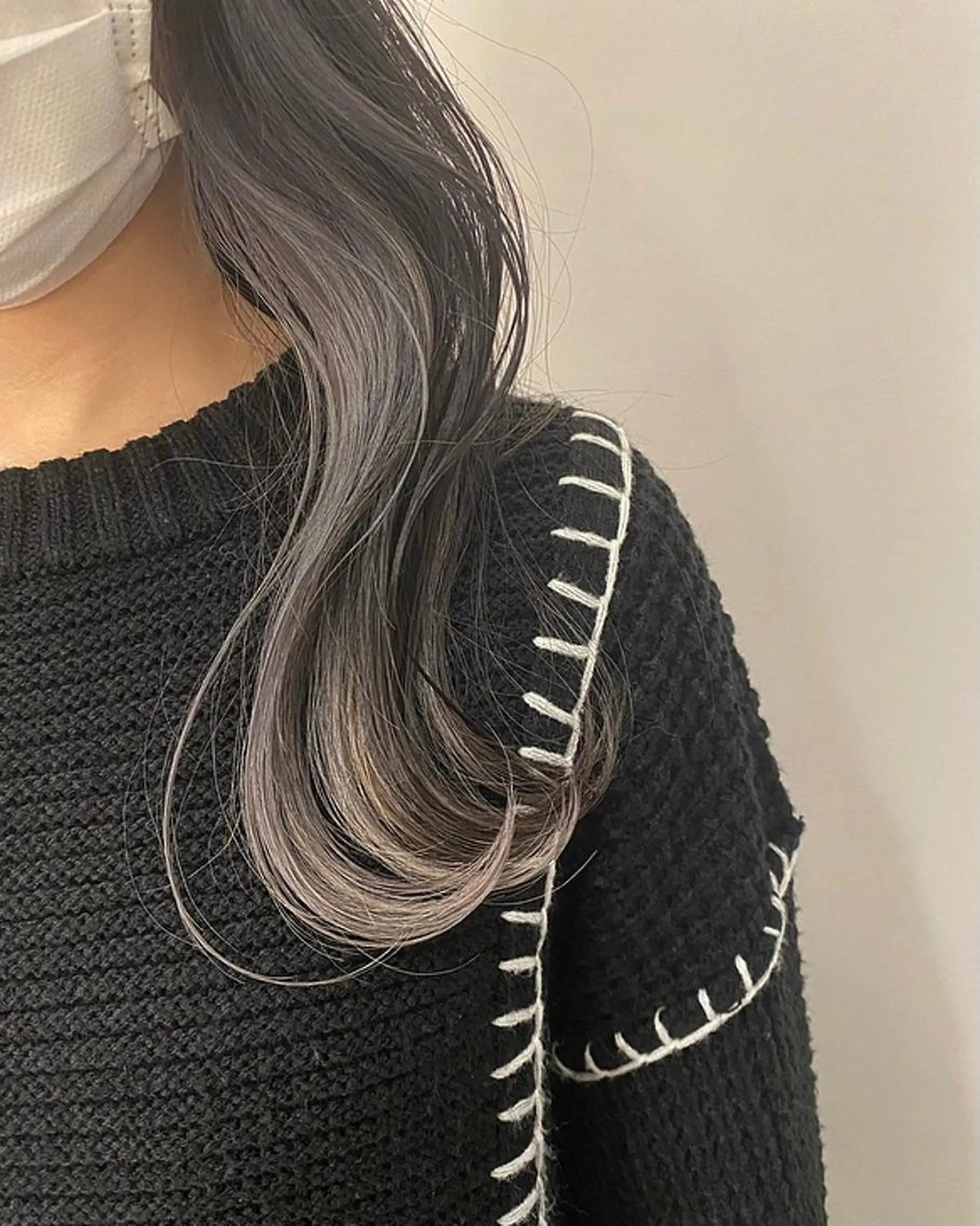 セミロング カラー 🌸インナーカラー 🌸藤井春華のヘアスタイル