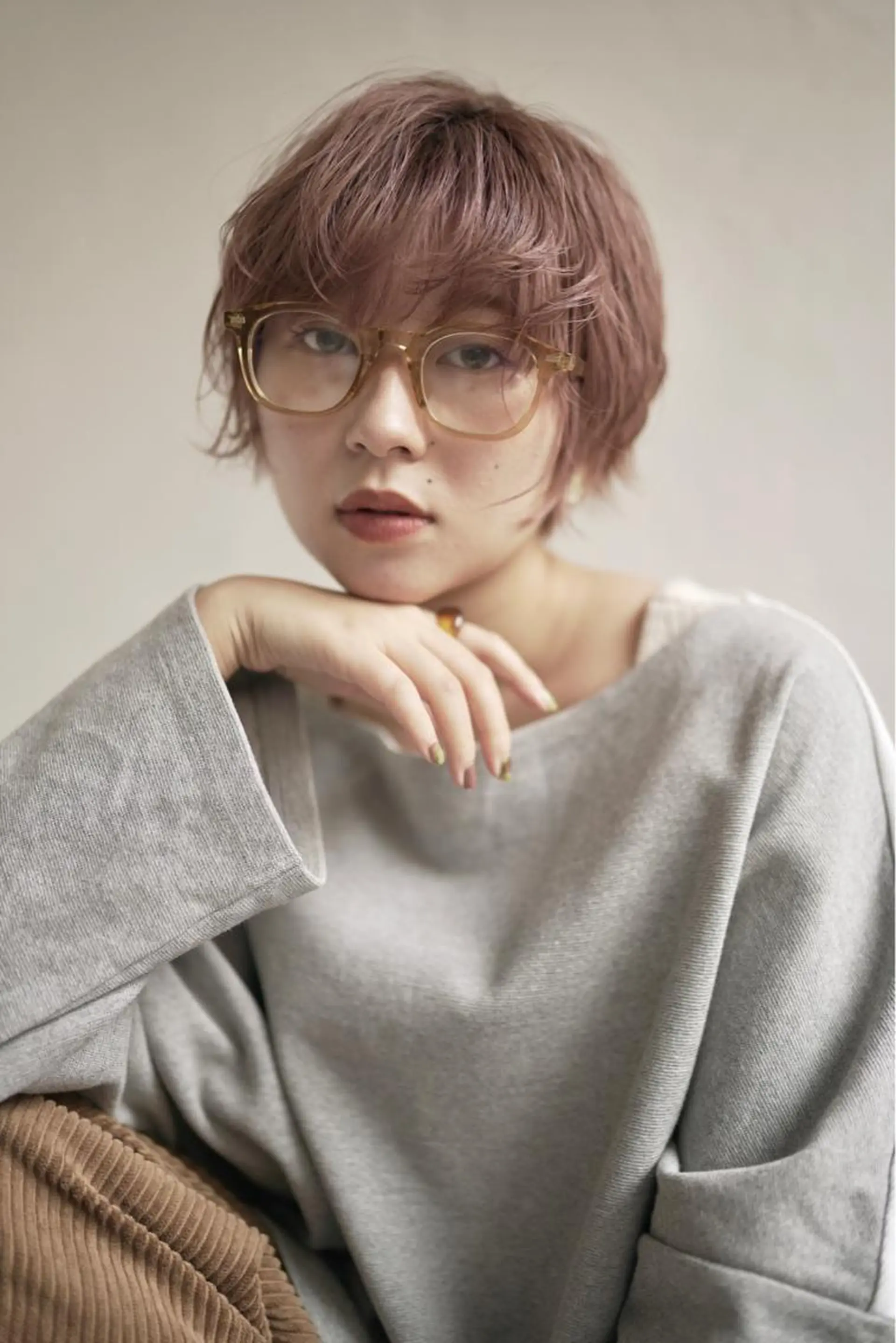 ショート カラー カット ヘアカラー トリートメント 🍃ショートヘア🍃 北林春樹のヘアスタイル