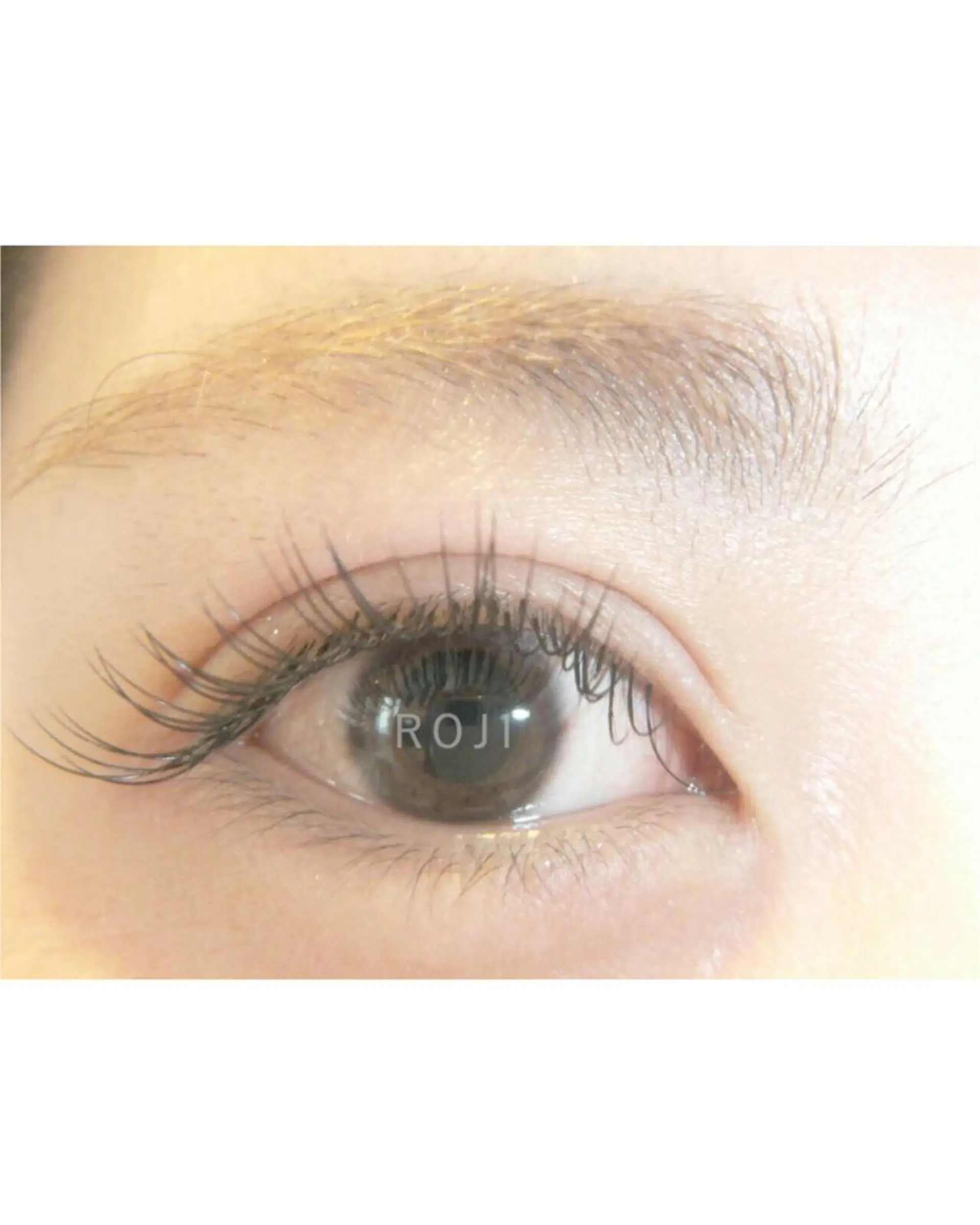 マツエク・マツパ 目尻長め eyelash&eyebrow design ROJI所属・まつエク&眉 ROJIのマツエク・マツパデザイン