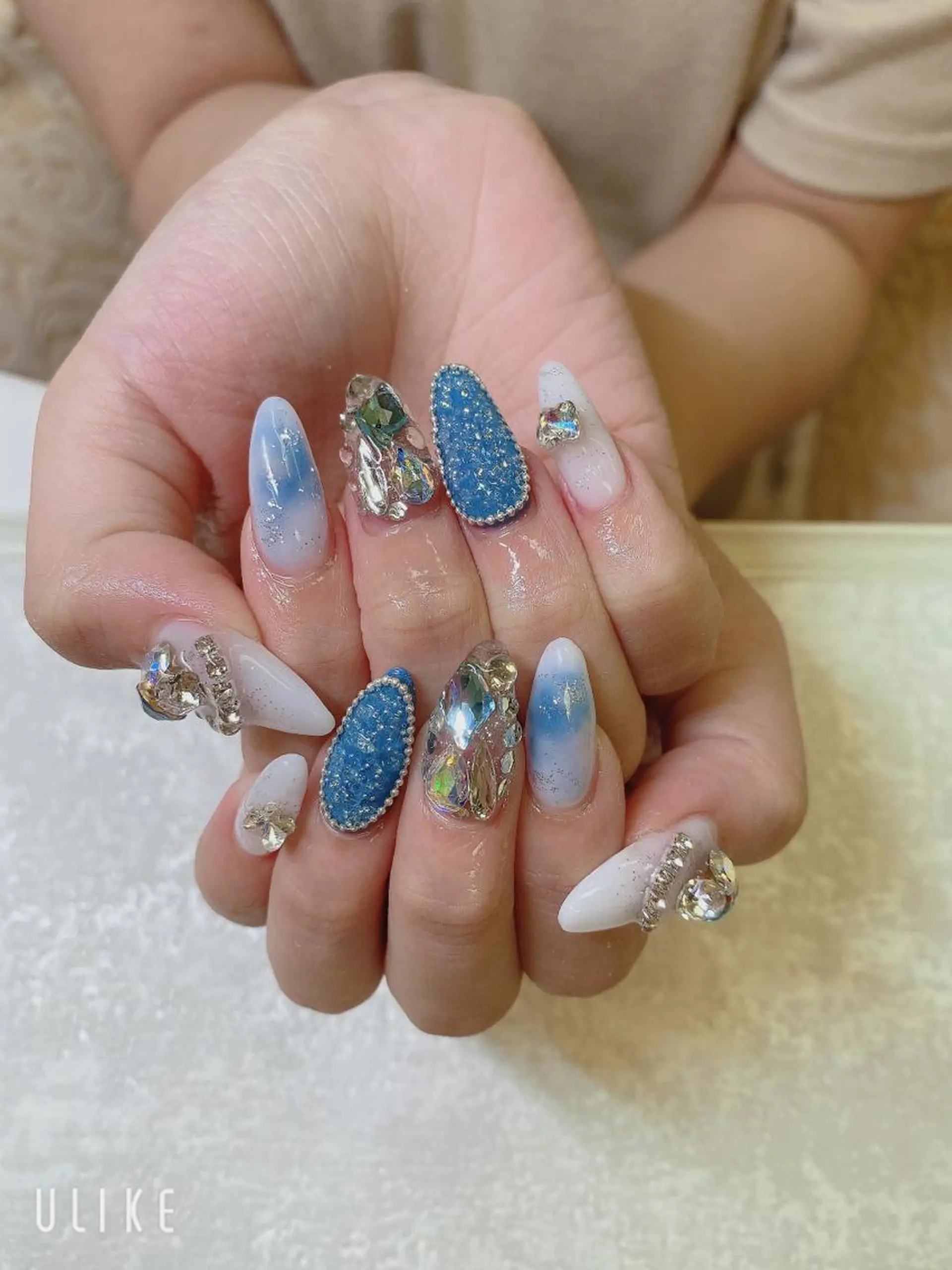 ミディアム ハンドネイル JNA認定講師🌸 RIEのネイルデザイン