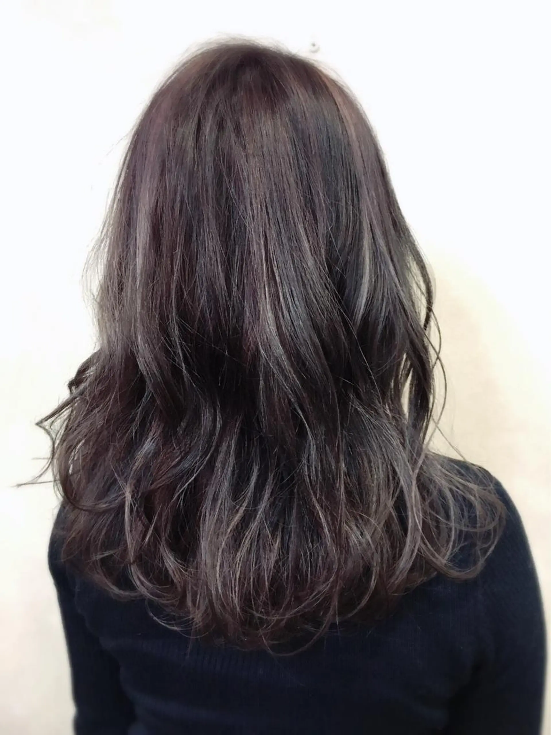 ミディアム セミロング ロング ハイライト 韓国ヘア🤍髪質改善 🇰🇷AKANEのヘアスタイル