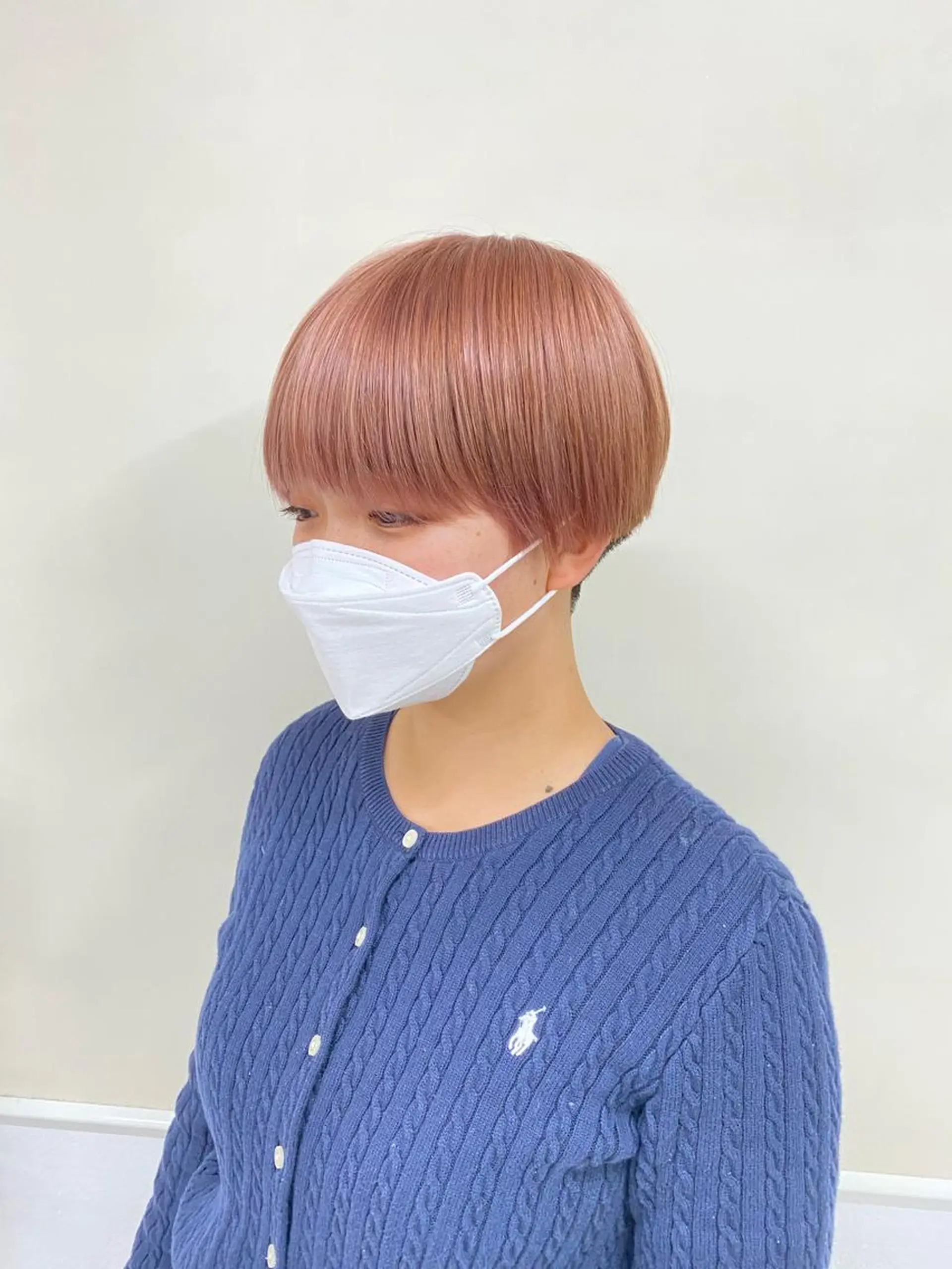 ショート カラー カット ヘアカラー トリートメント レイヤーウルフ エクステ磯部のヘアスタイル