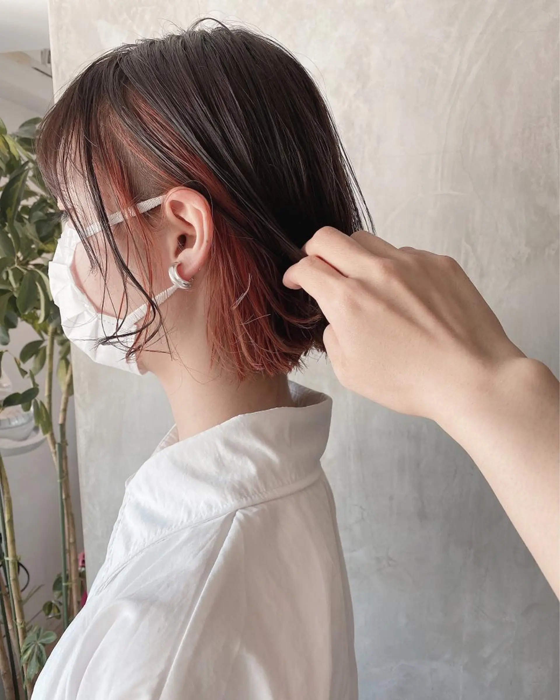 ショート カラー ヘアアレンジ stylist/蛯谷 珠里のヘアスタイル