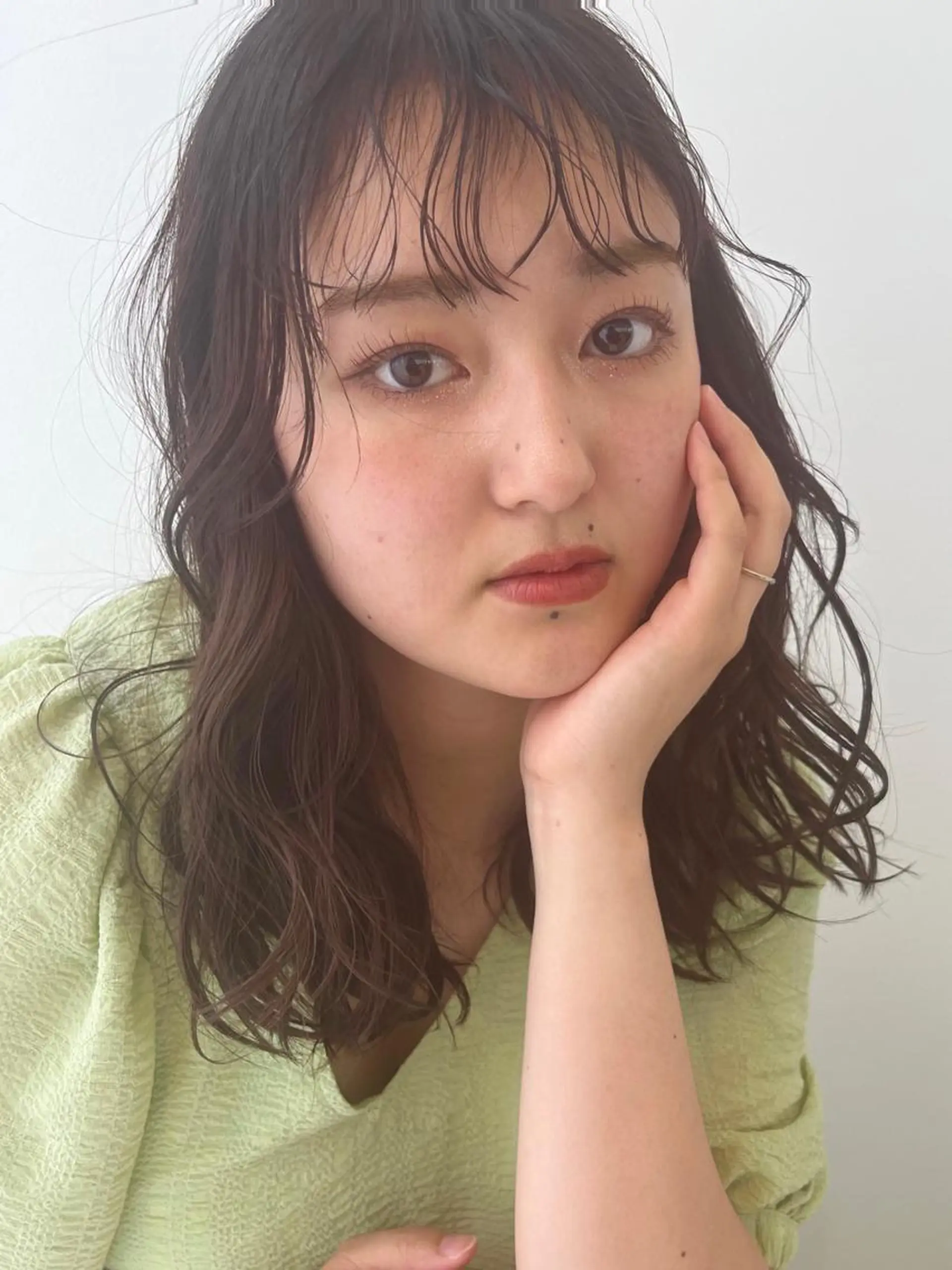 ミディアム カラー SOYON 🤍CHIZU🤍.のヘアスタイル