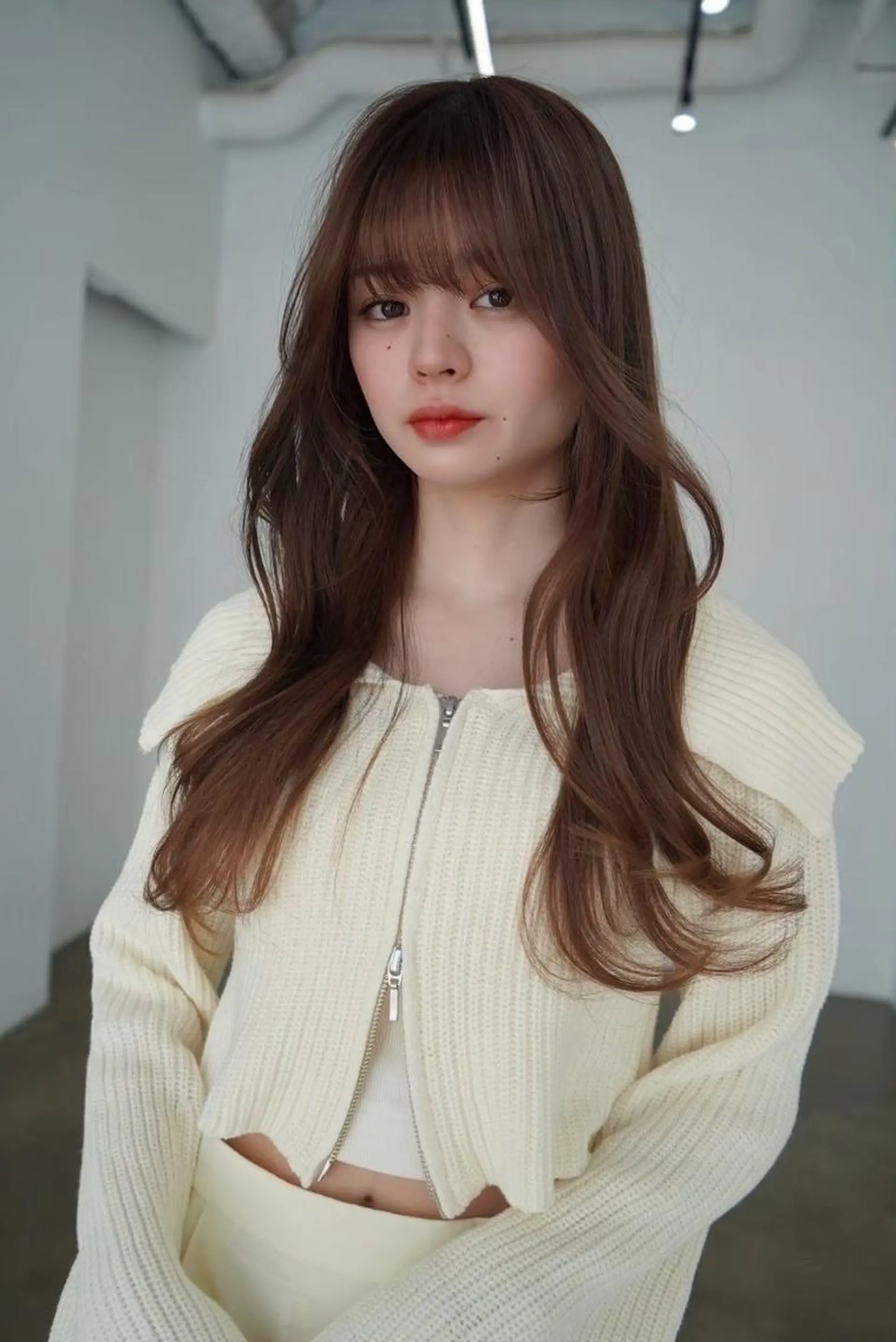 ロング カラー カット ヘアカラー ANGELICA JR奈良店のヘアスタイル