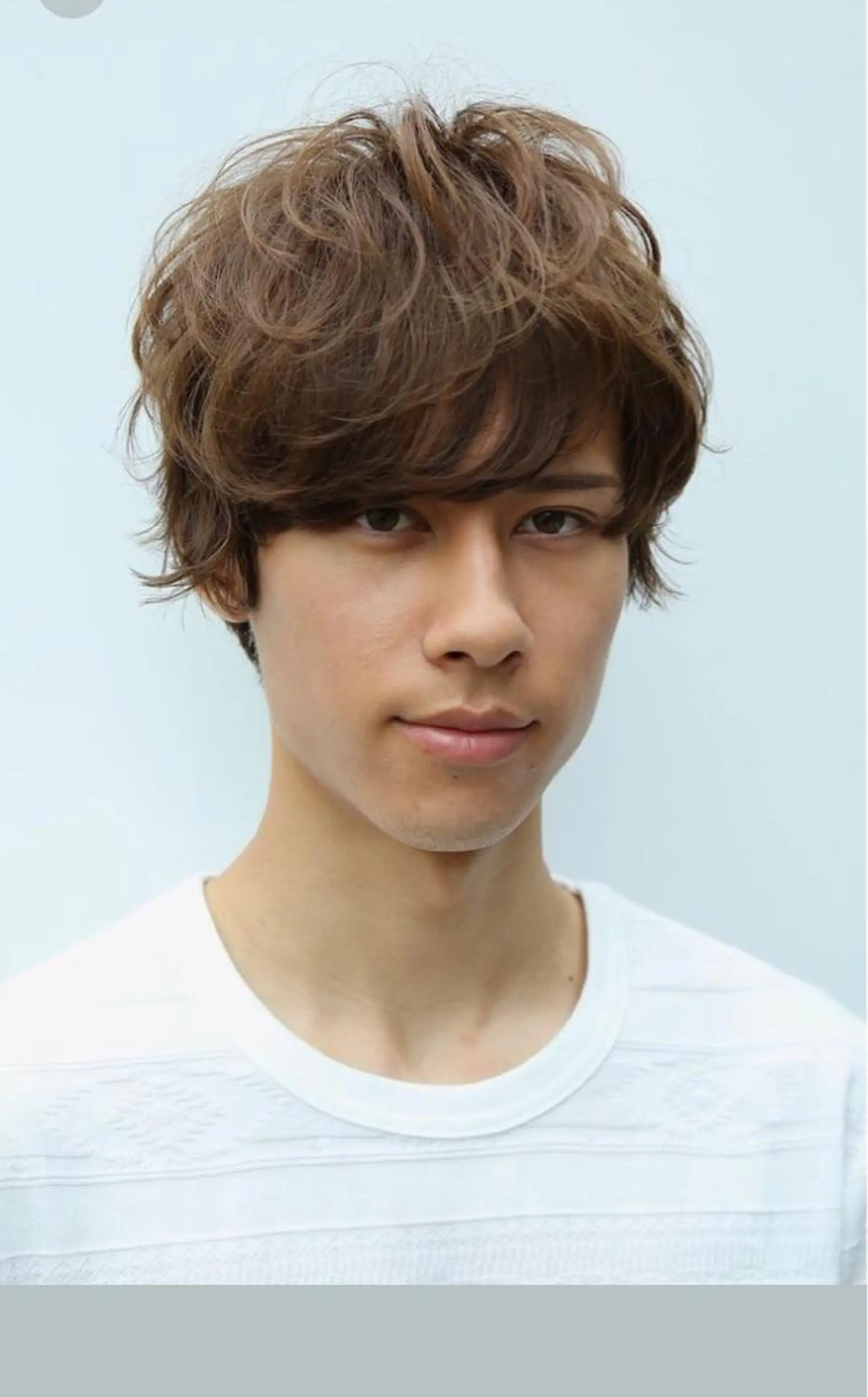 パーマ メンズ モデル募集 神田のヘアスタイル