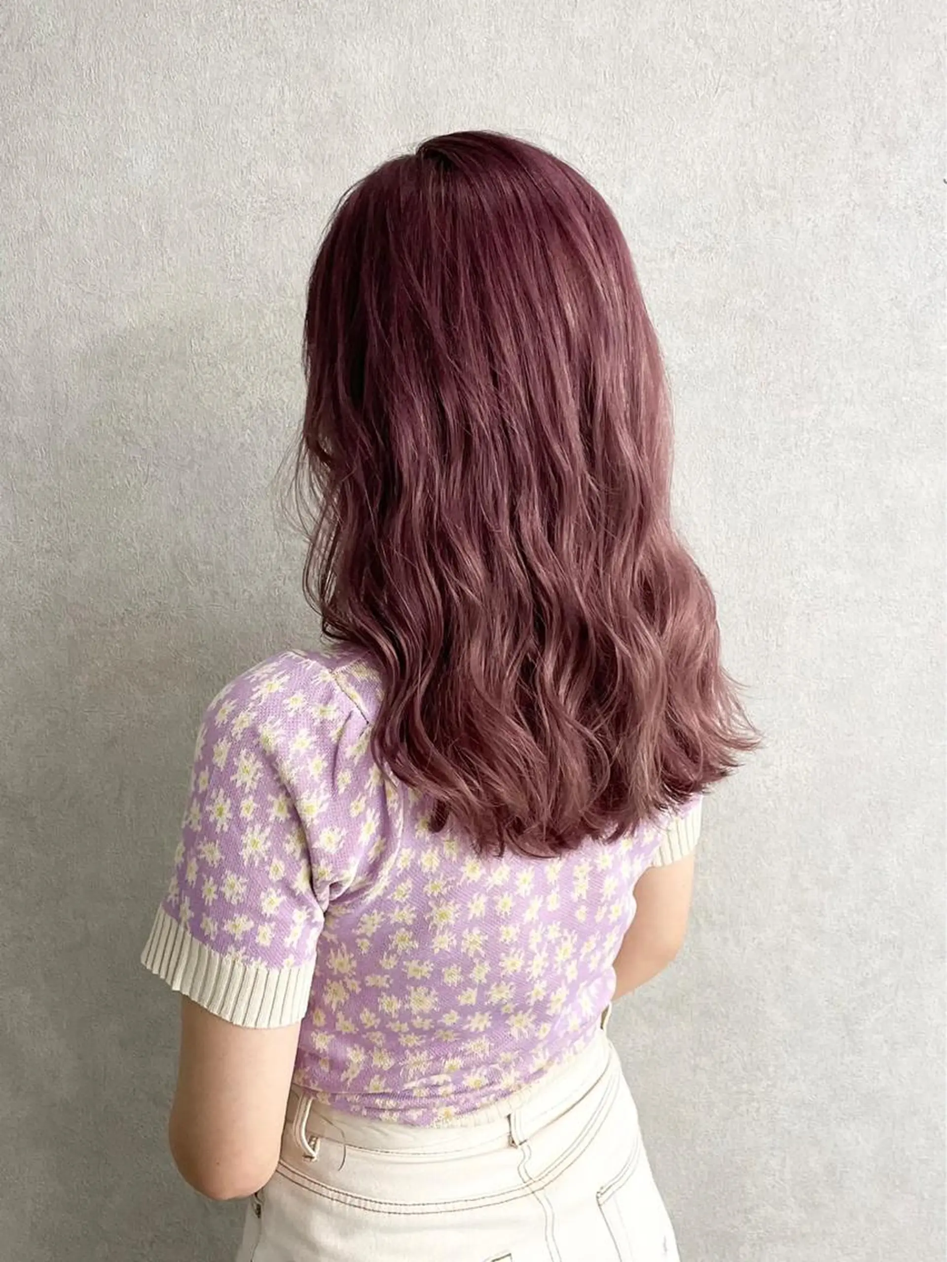 セミロング カラー 武井　弘希 ブリーチなしカラー✨のヘアスタイル