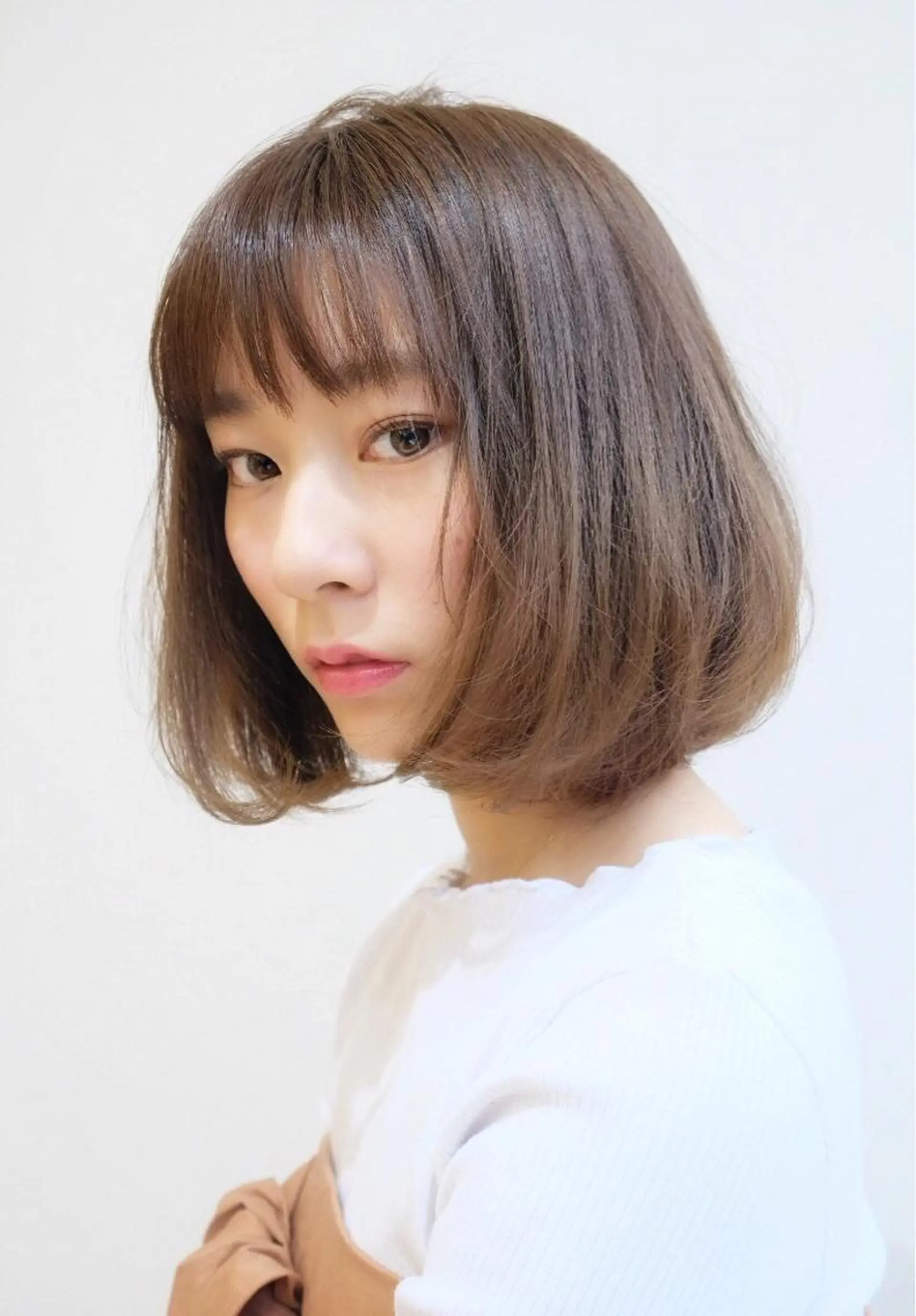 ミディアム 似合わせ艶髪カラー ❤️ハダユミのヘアスタイル