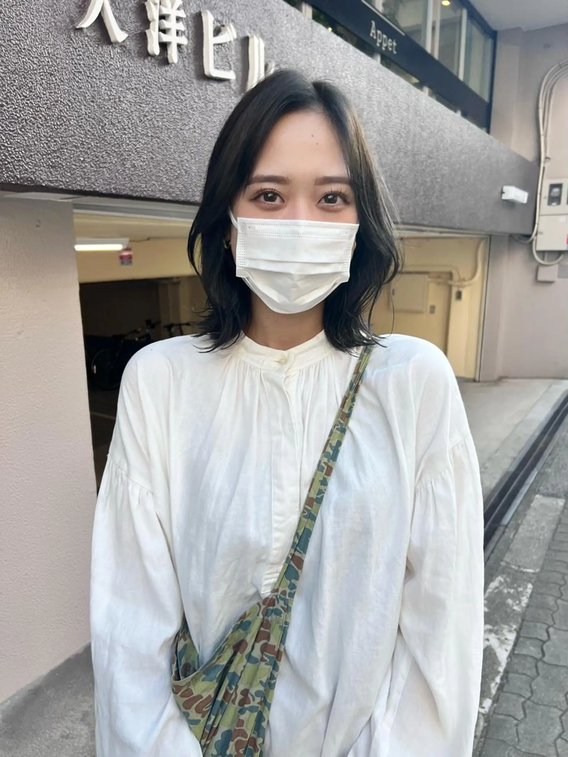 ミディアム カラー カット ヘアカラー 樫原裕二 /柔らかいカラーのヘアスタイル