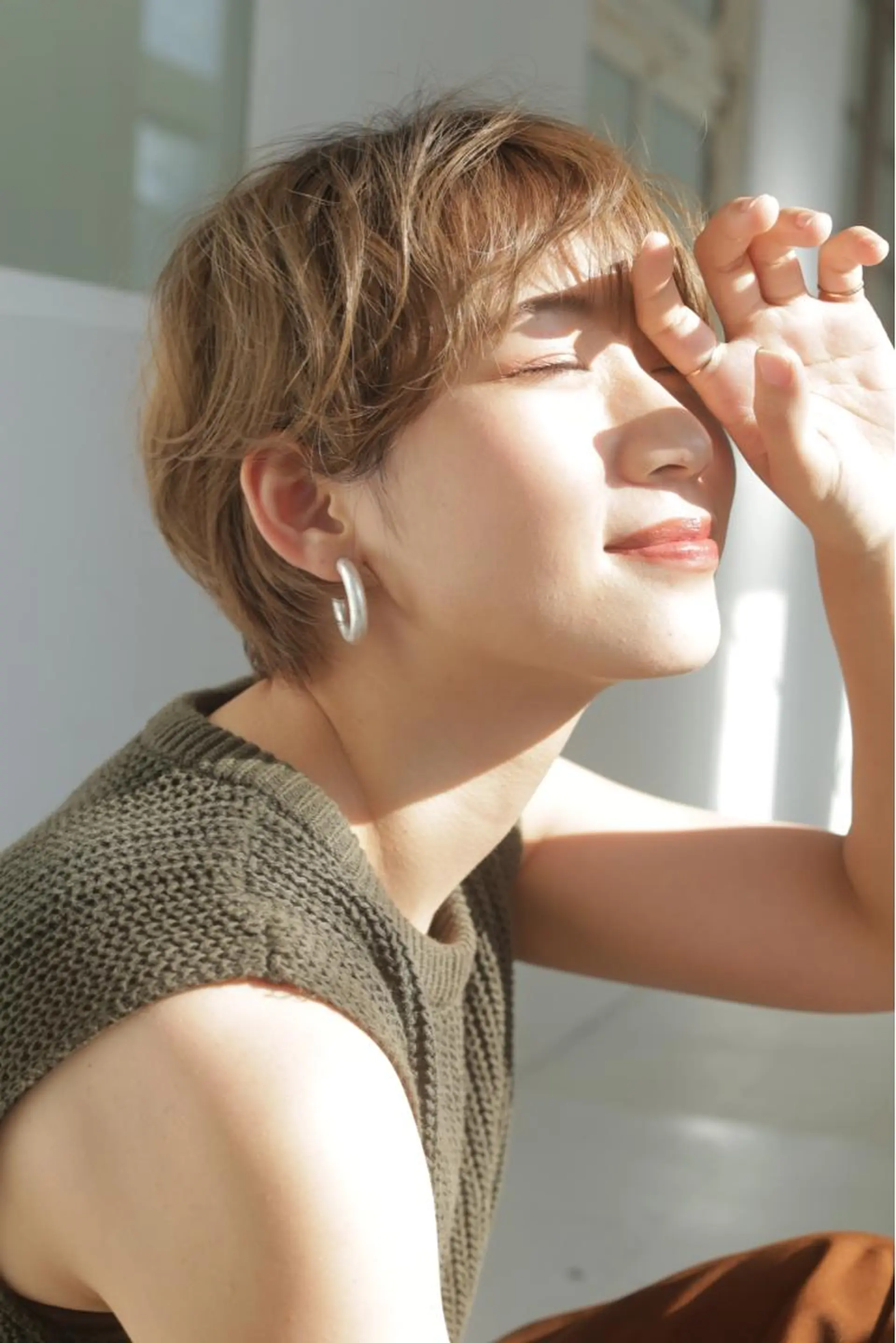 ショート カラー 保子 祐里香のヘアスタイル