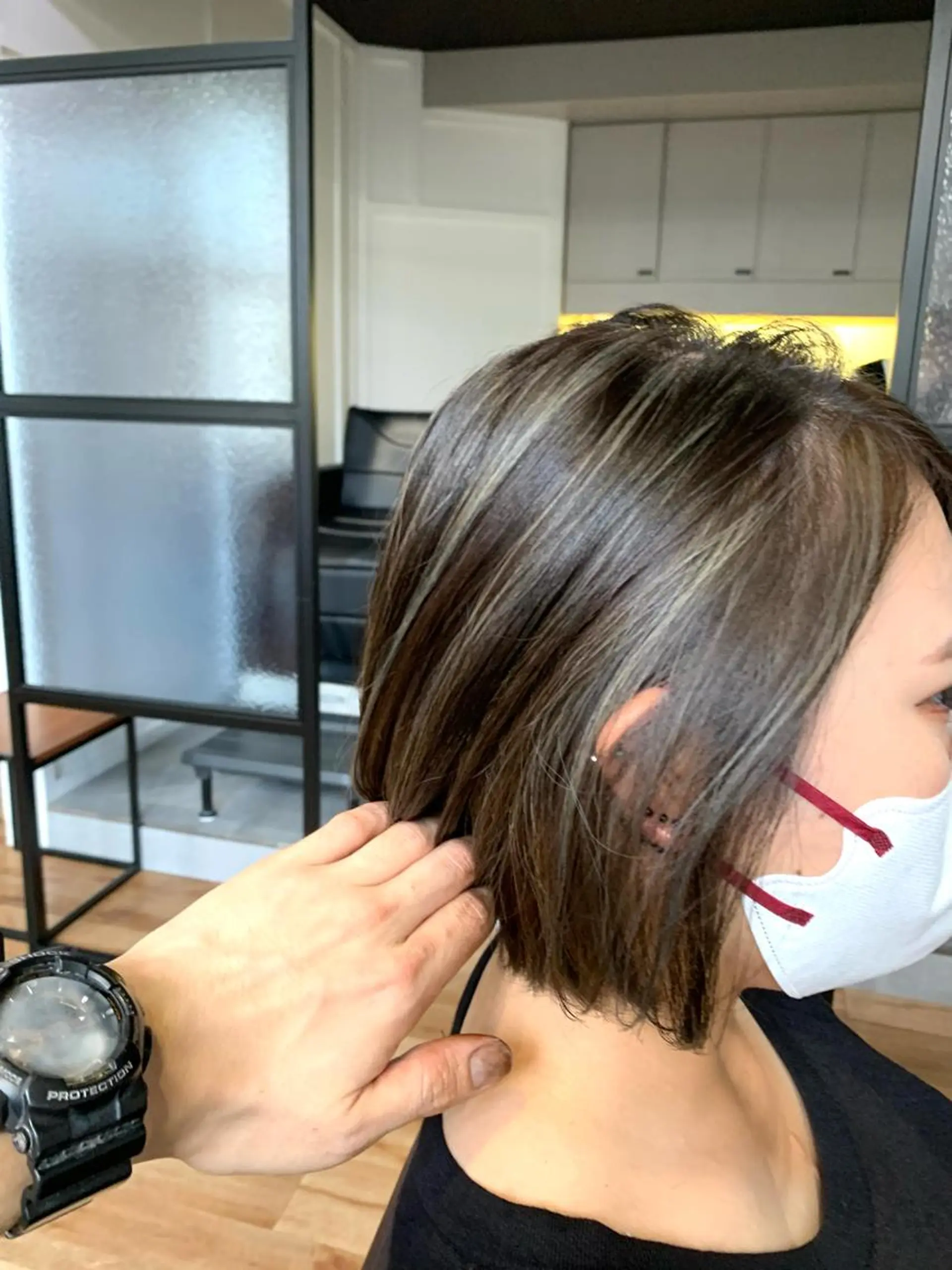 ロング カラー ヘアカラー ハイライト✨髪質改善 TAKAさんです😊のヘアスタイル