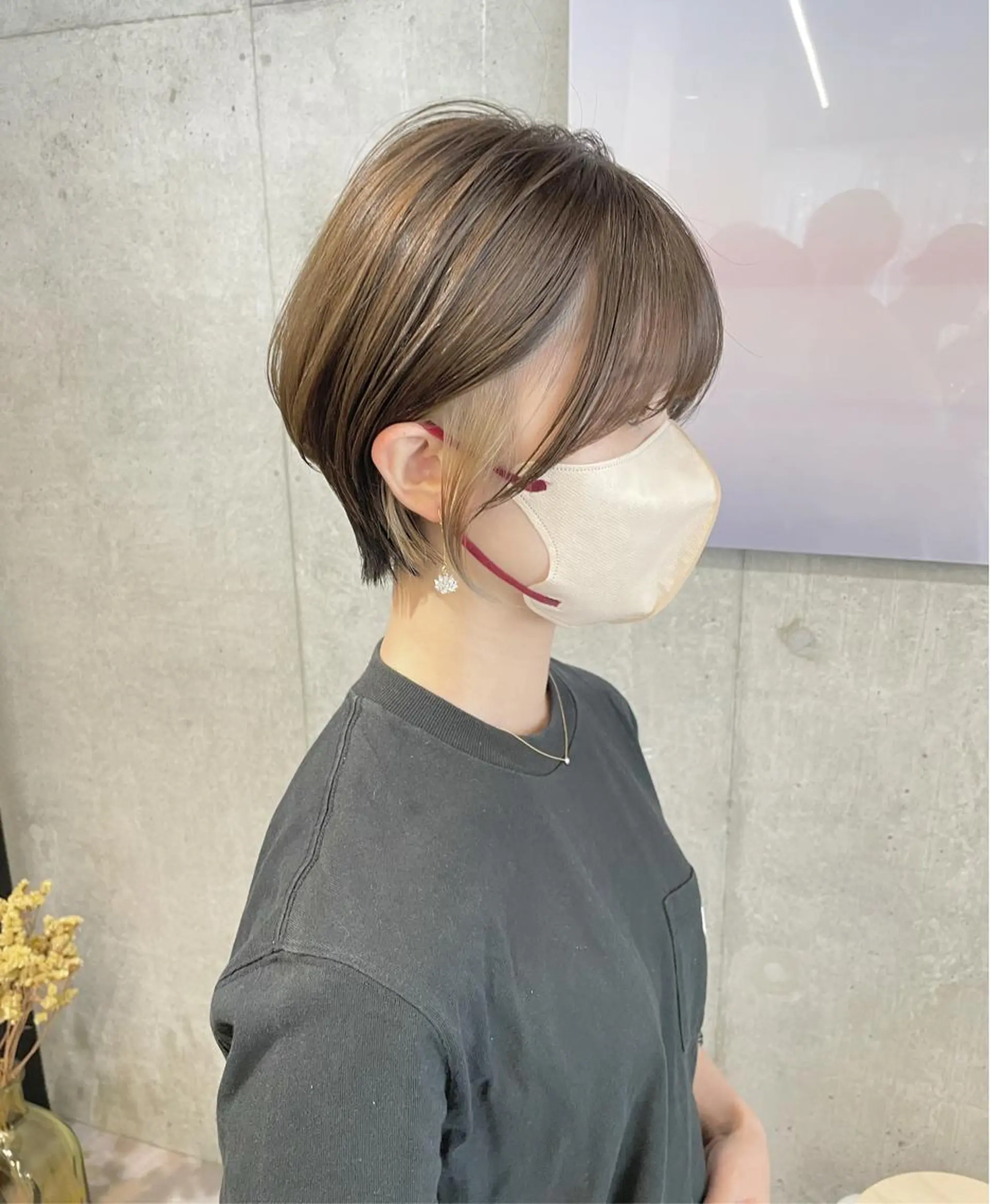 ショート カラー カット ヘアカラー トリートメント LiLi吉祥寺所属・【まとまるショート ボブカット】今井隆太のヘアスタイル